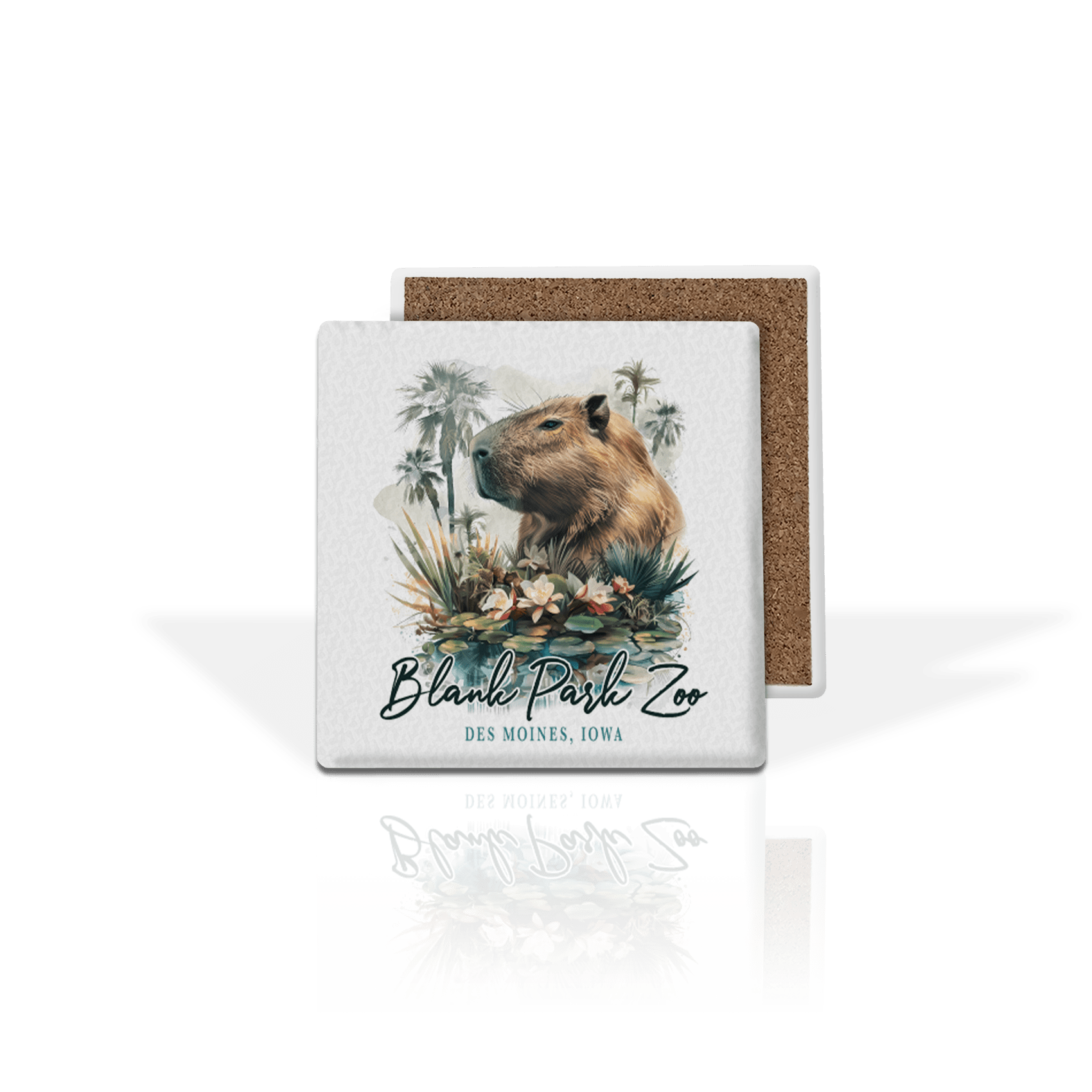 Masterpiece Capybara w Palms