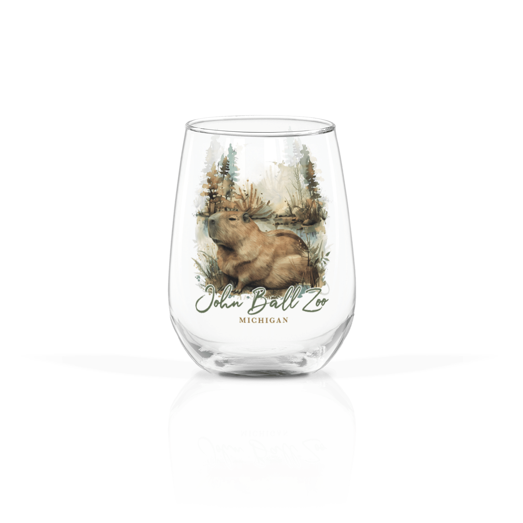 Clear 17oz Stemless Wine Glass