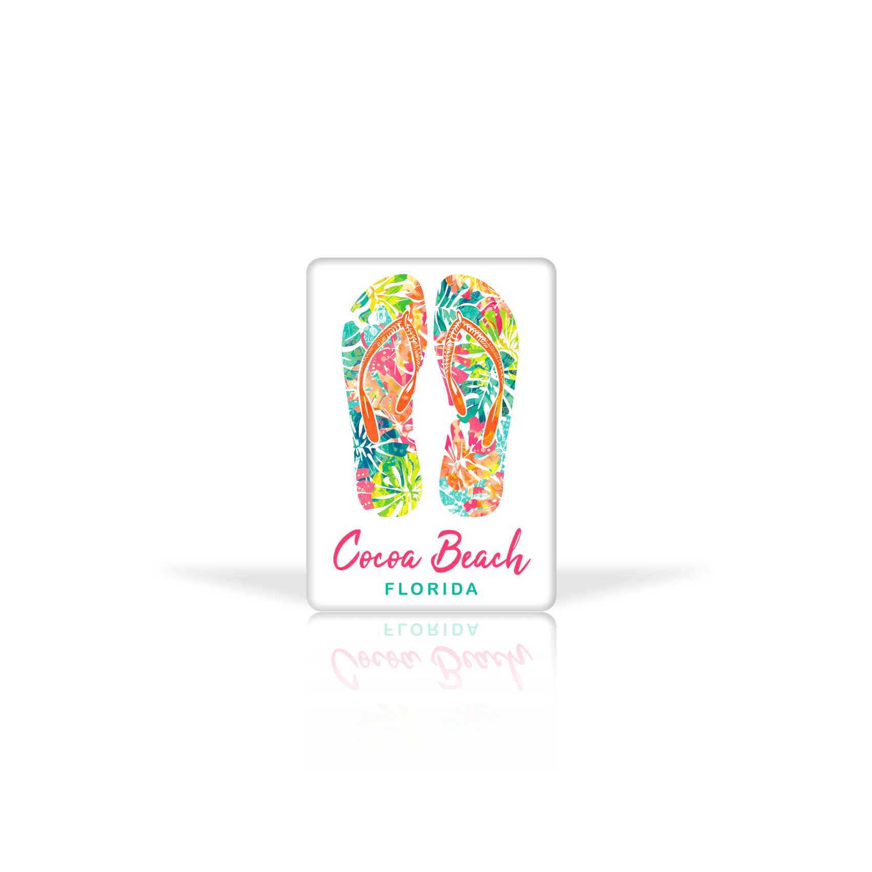 Modern Floral Flip Flop
