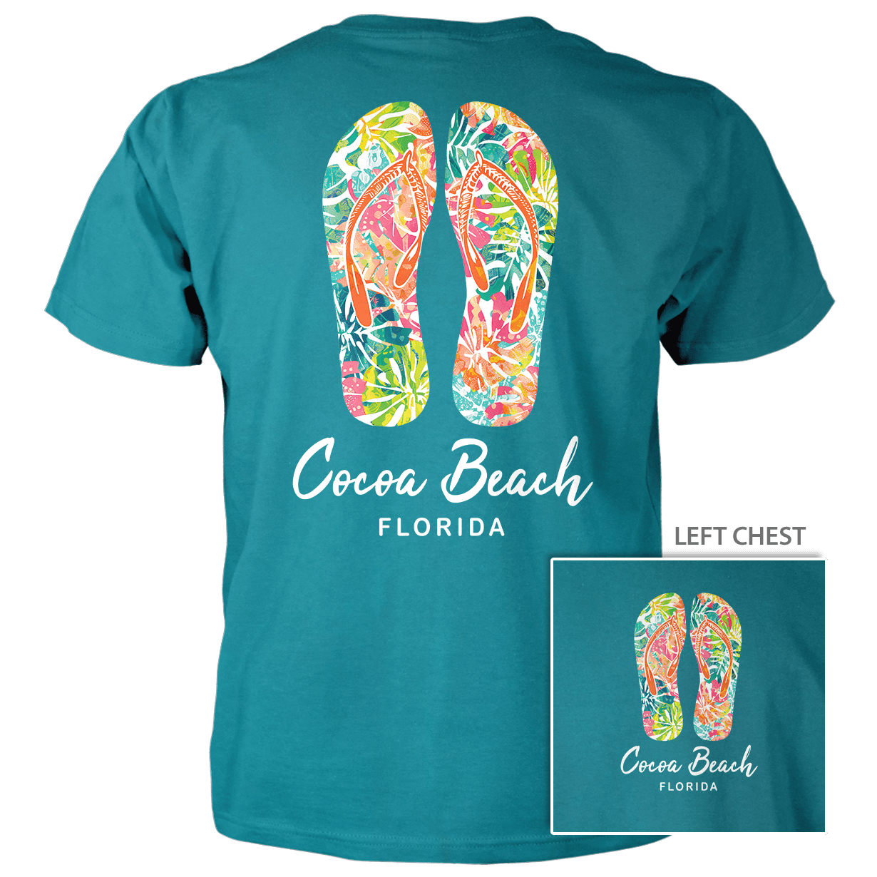 Modern Floral Flip Flop