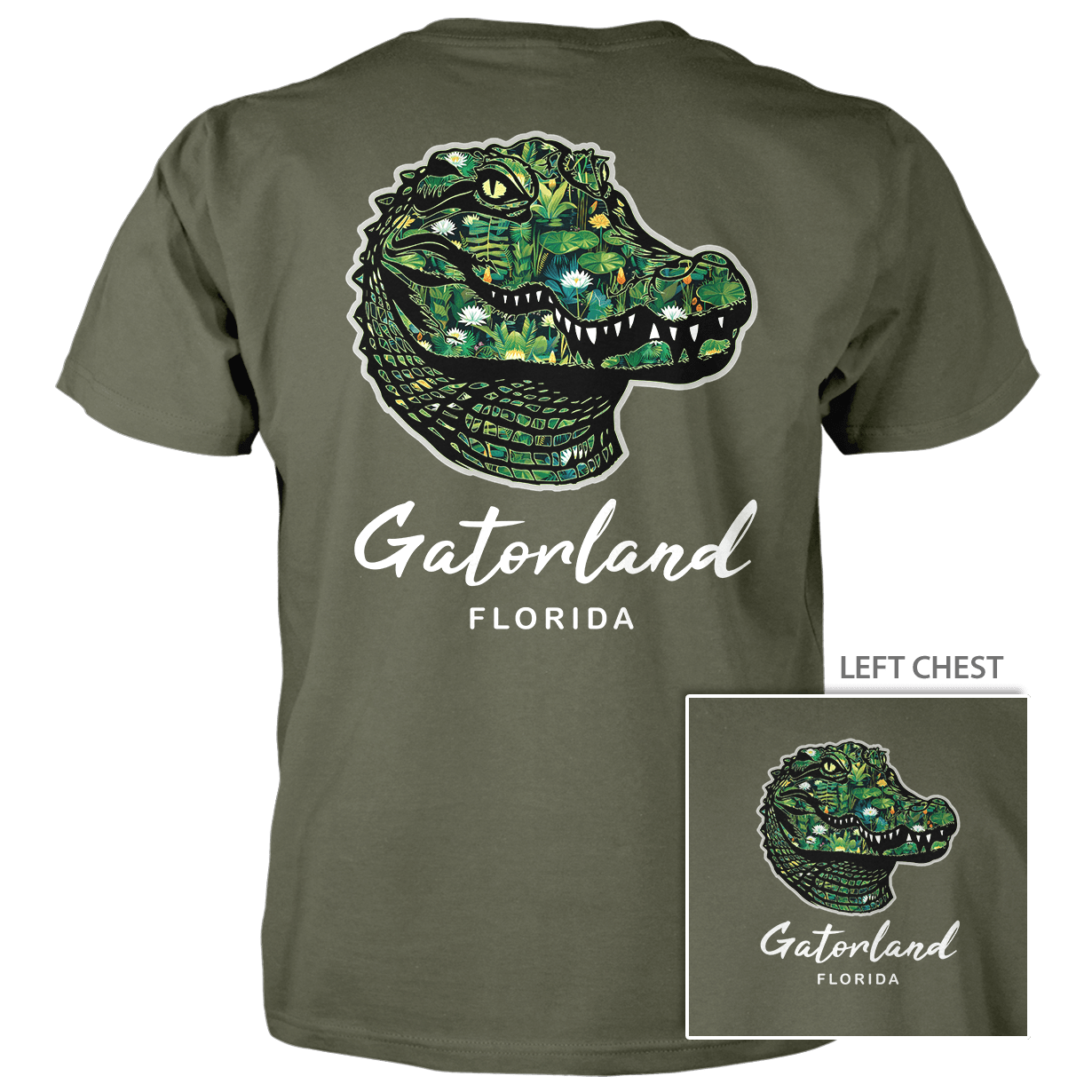 Moden Alligator Floral