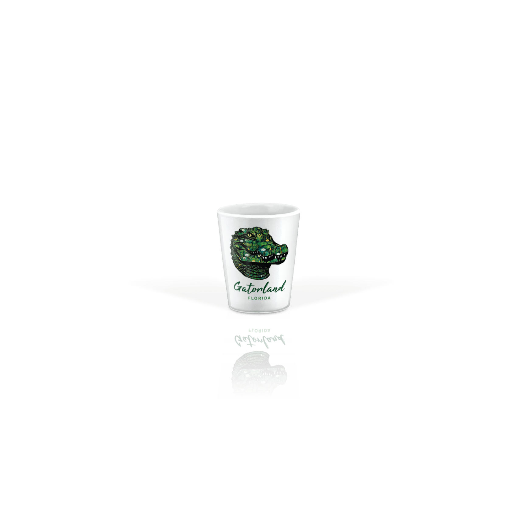 Ceramic Shot Glass 2oz White