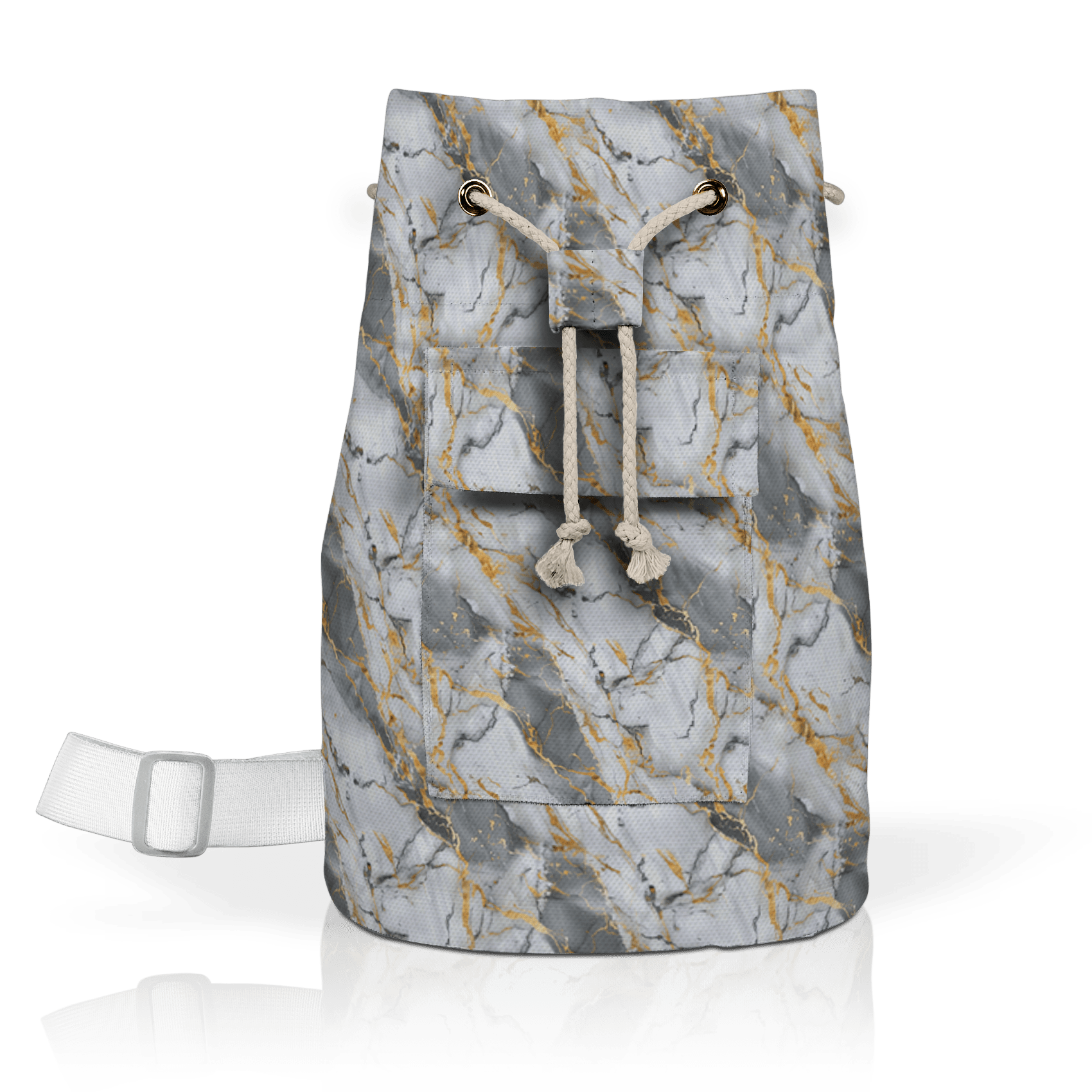 Marble Gold and Gray