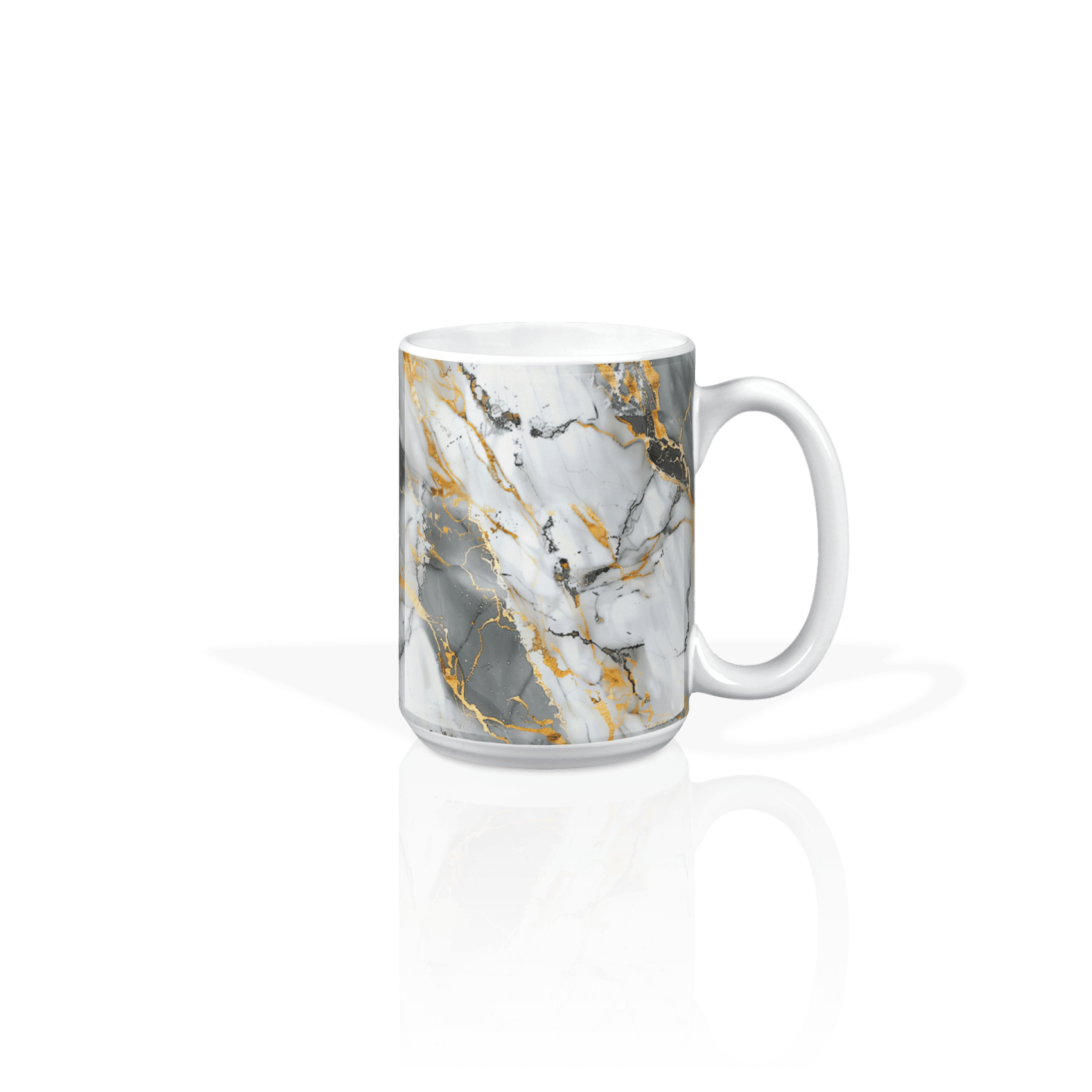 Marble Gold and Gray