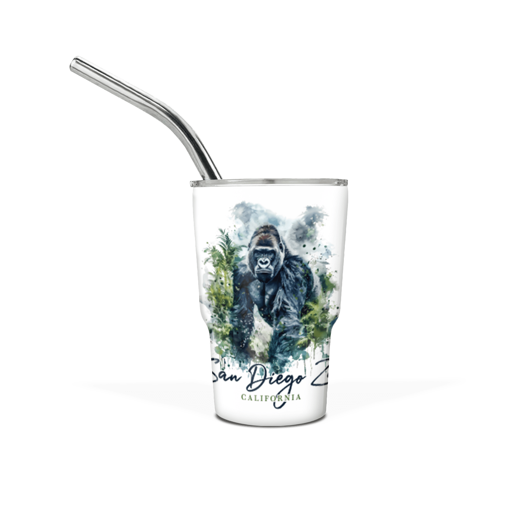 Mini 3 oz Tumbler with Straw