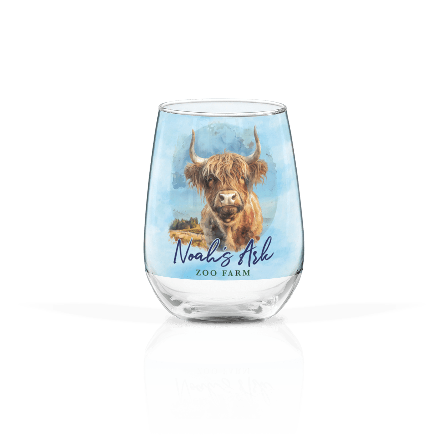 Clear 17oz Stemless Wine Glass