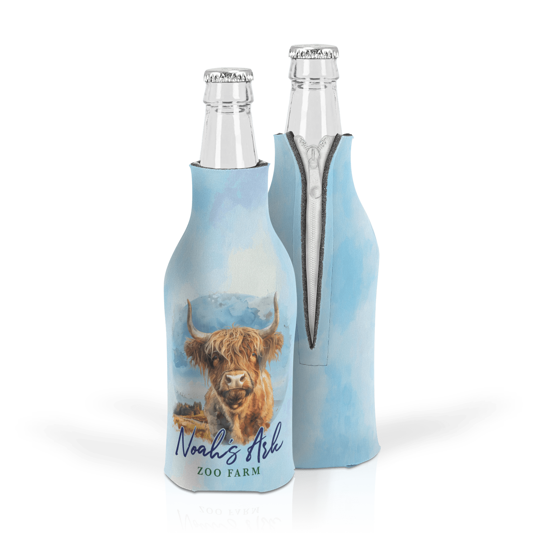 Scuba Foam Zippered Bottle