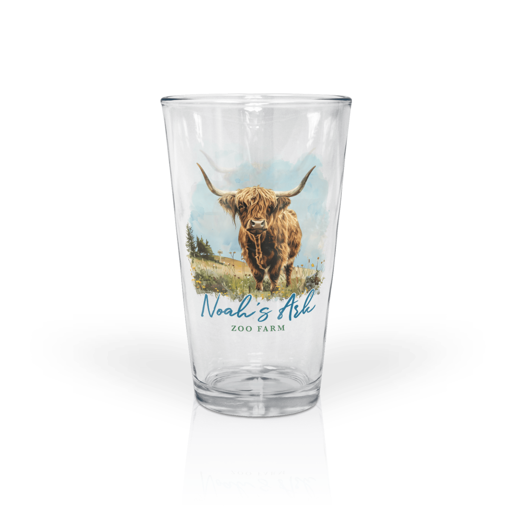 Clear 16 oz Pint Glass