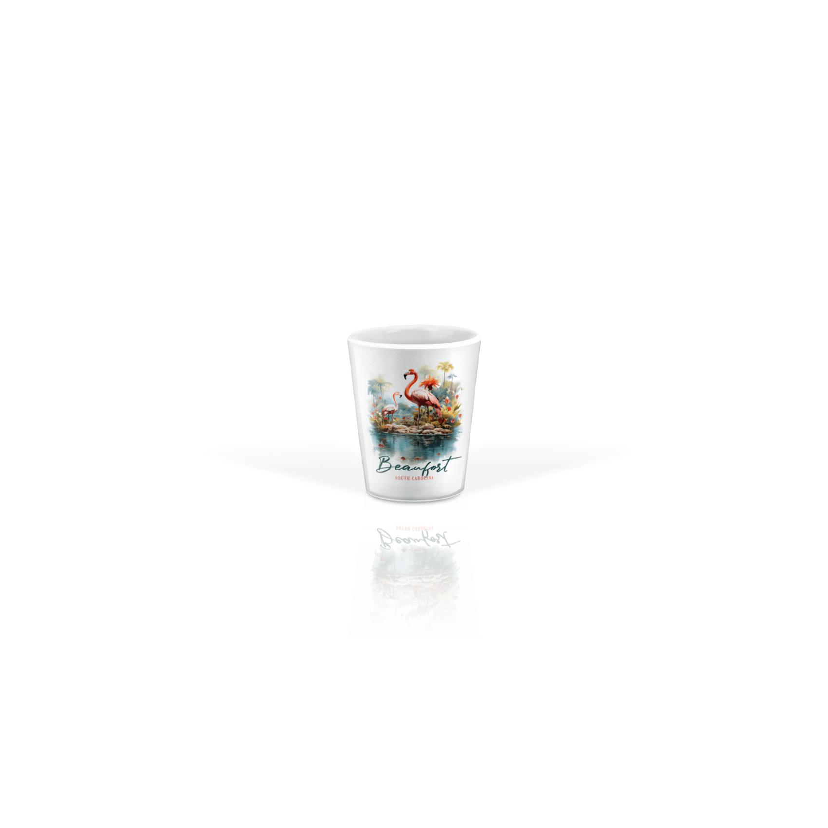 Ceramic Shot Glass 2oz White