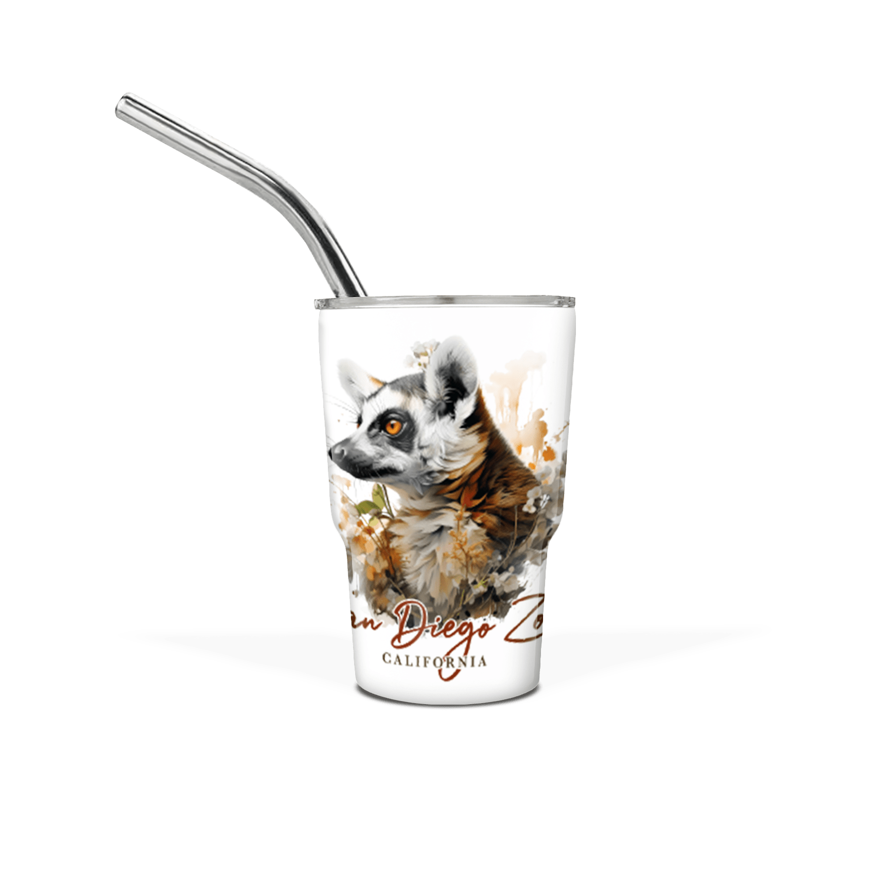 Mini 3 oz Tumbler with Straw
