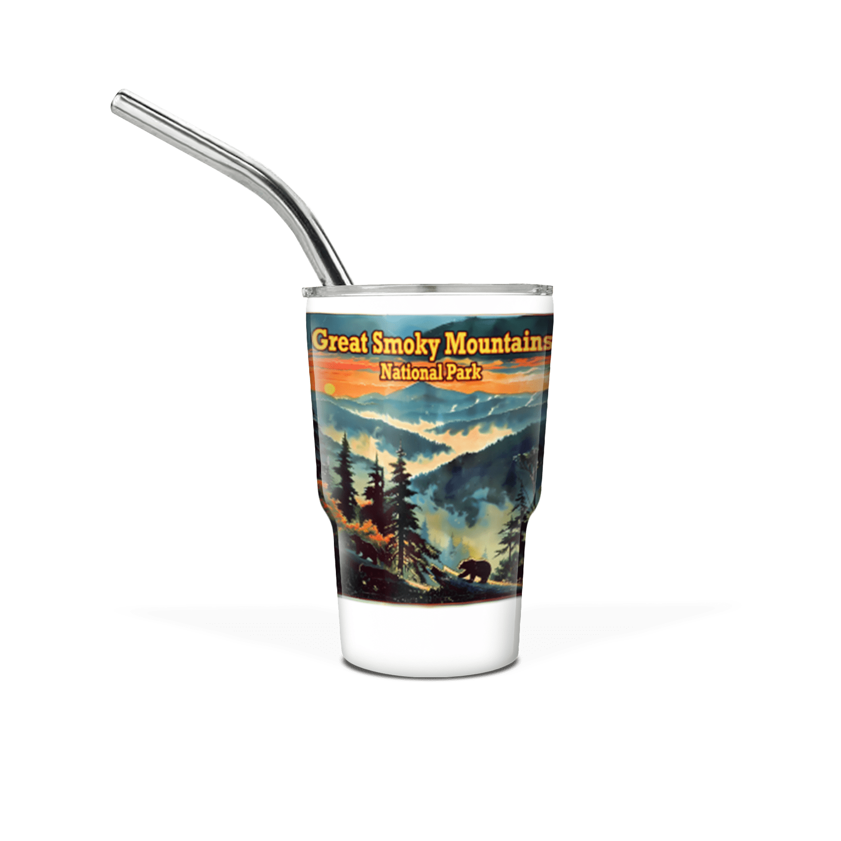 Mini 3 oz Tumbler with Straw