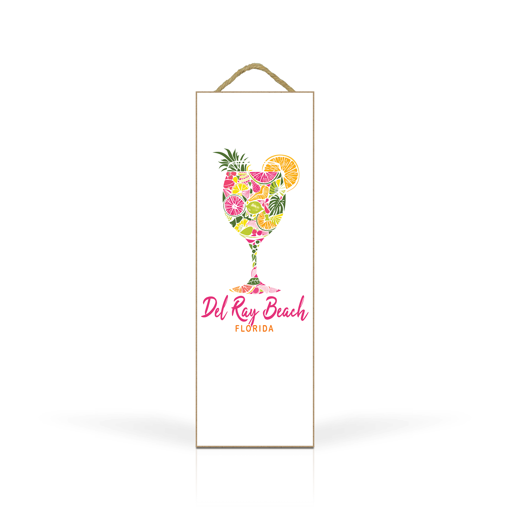 Modern Floral Drink
