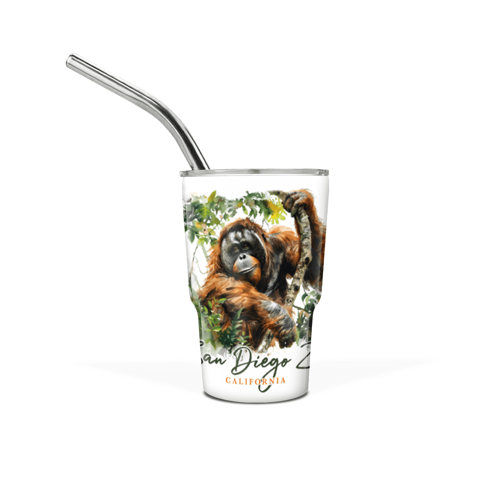 Mini 3 oz Tumbler with Straw