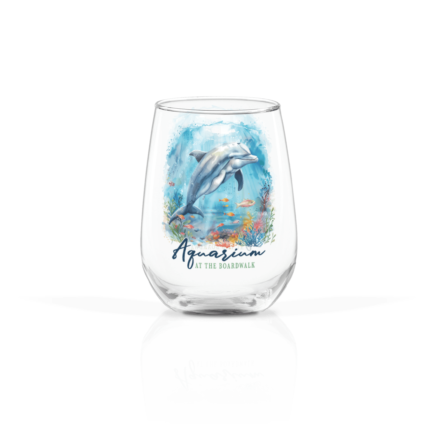 Clear 17oz Stemless Wine Glass