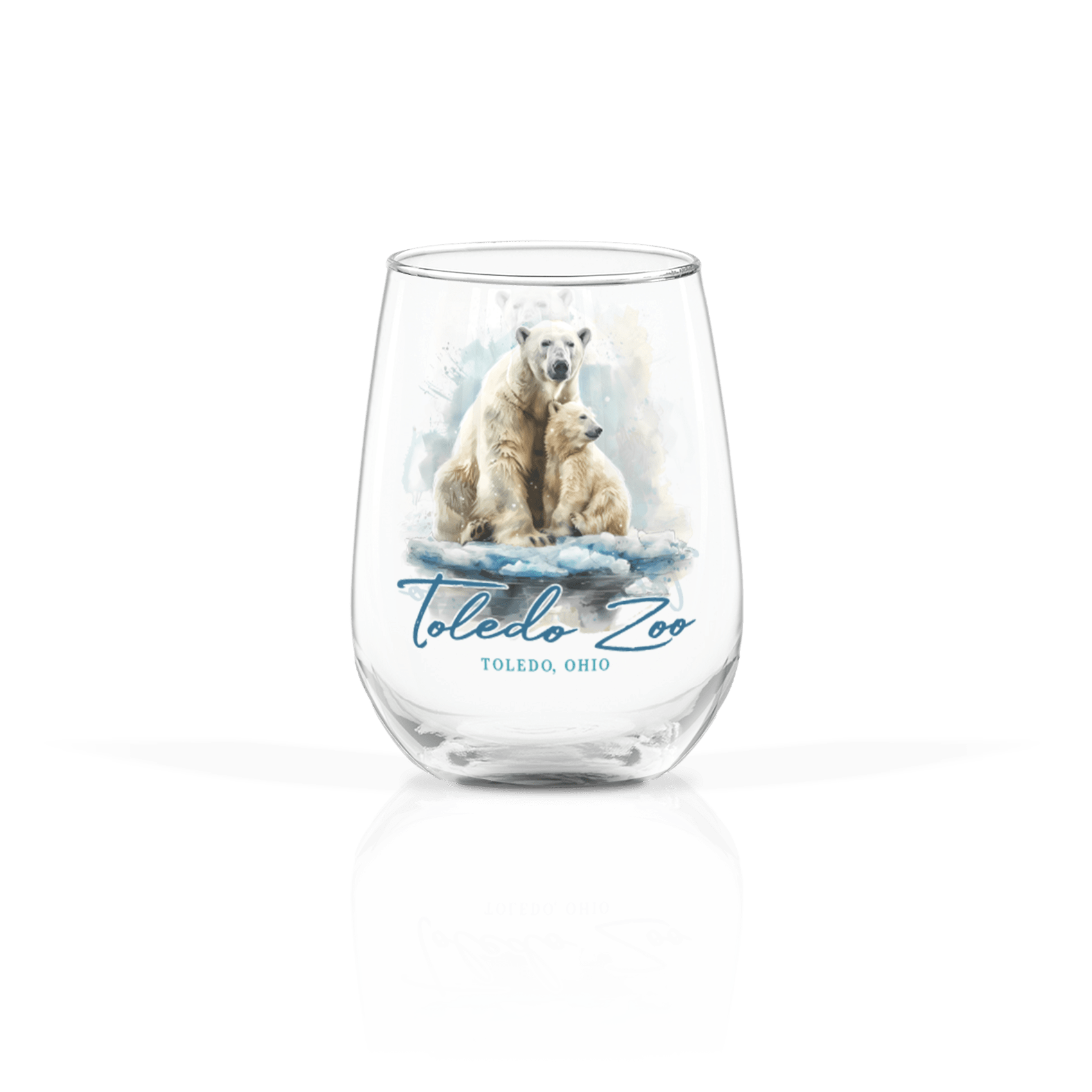 Clear 17oz Stemless Wine Glass