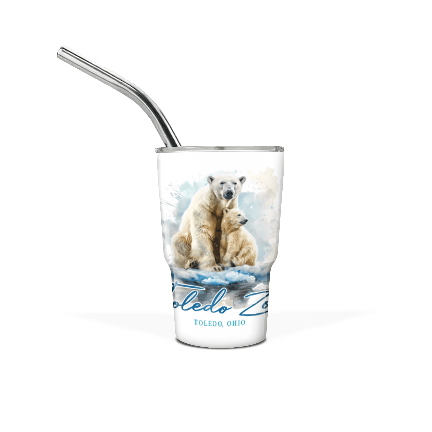 Mini 3 oz Tumbler with Straw