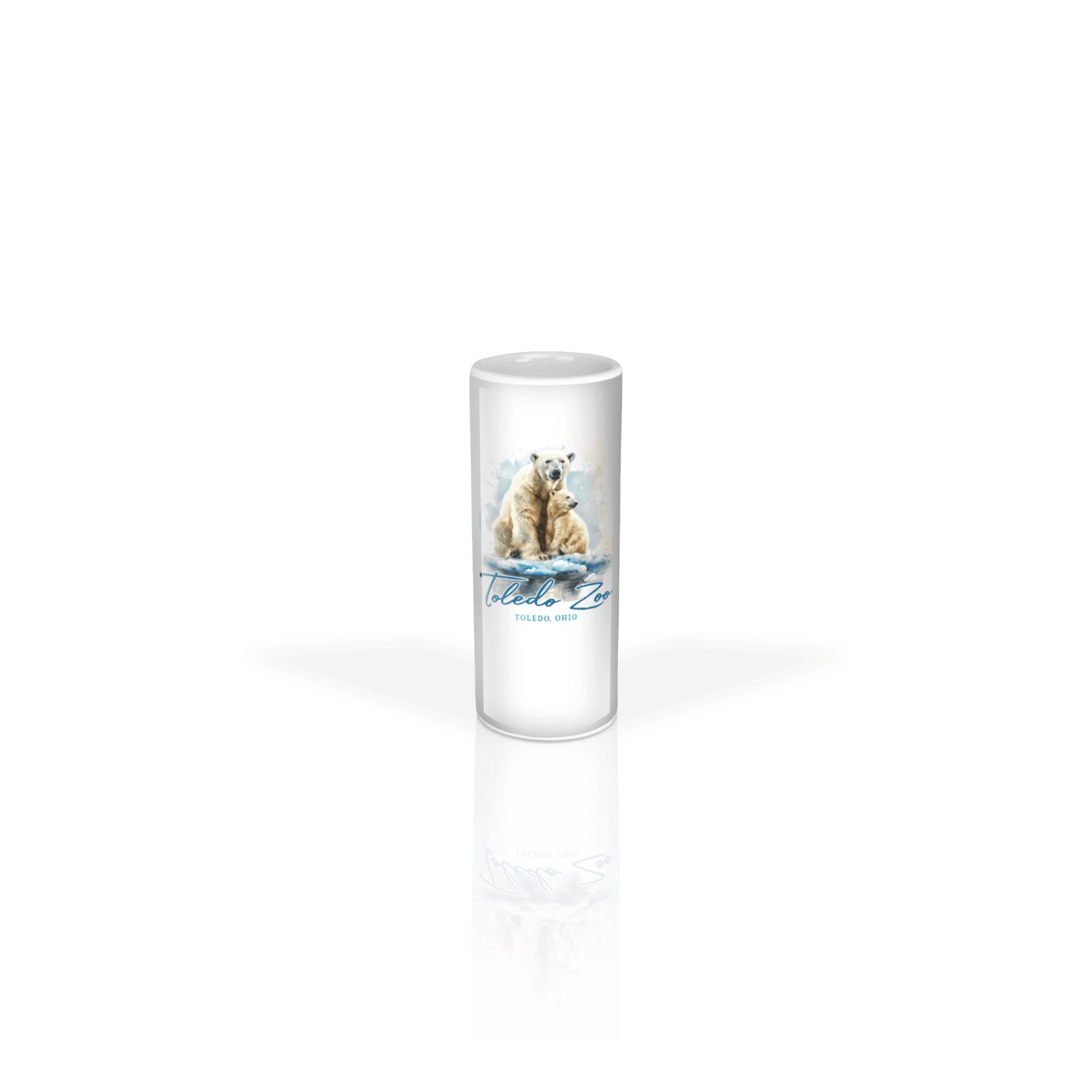 Ceramic Shooter 3oz White