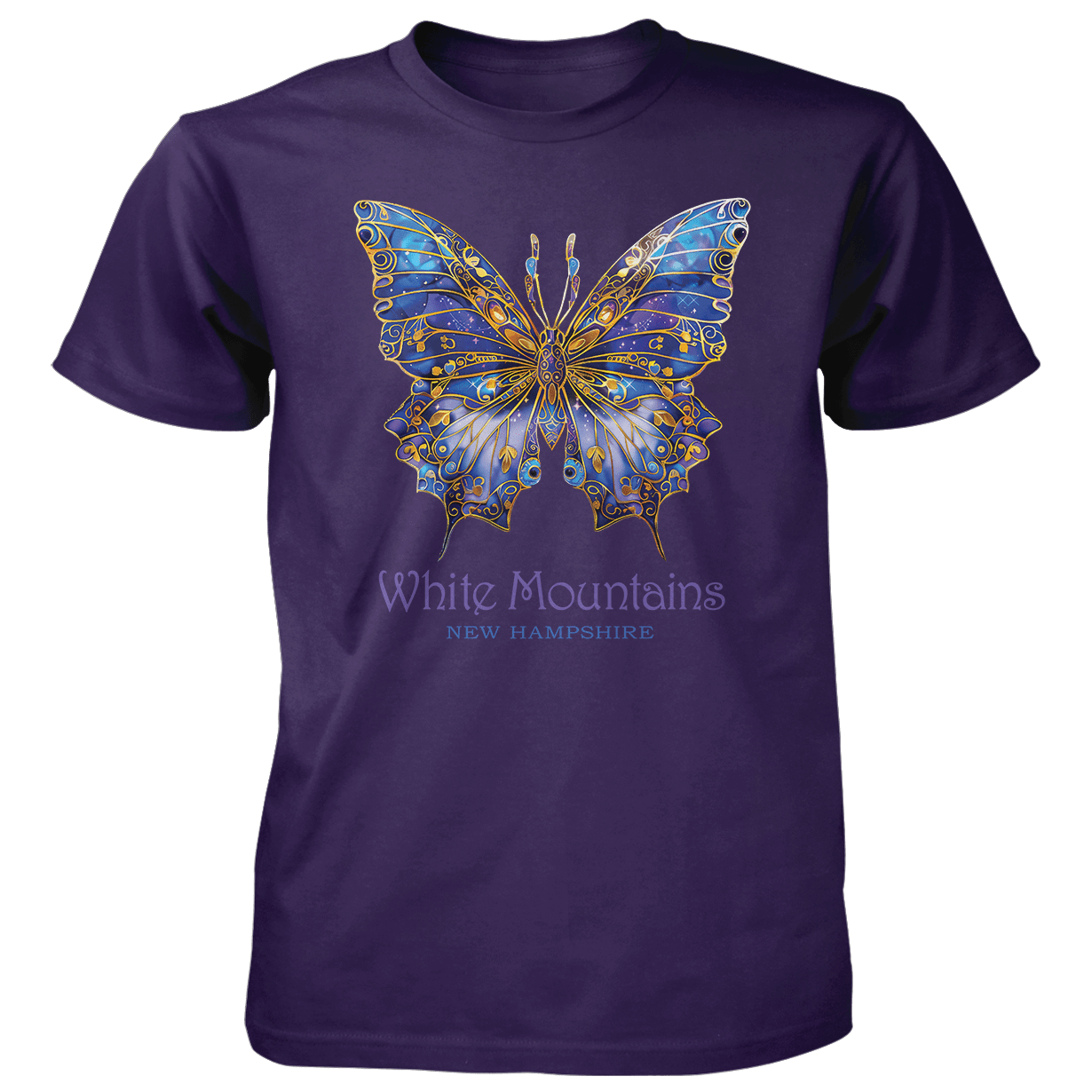 Majestic Golden Butterfly