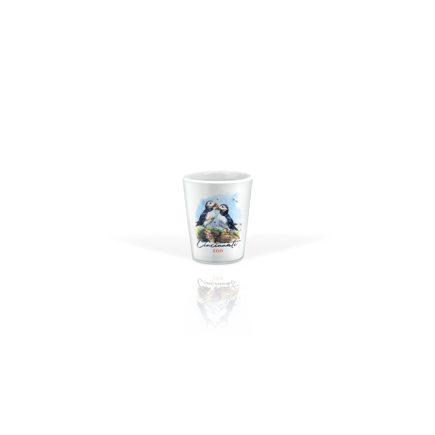 Ceramic Shot Glass 2oz White