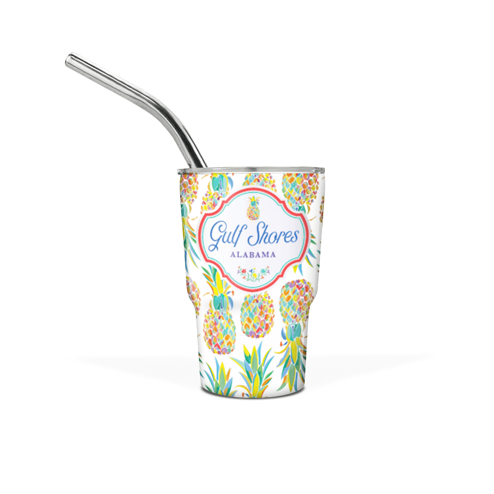Mini 3 oz Tumbler with Straw