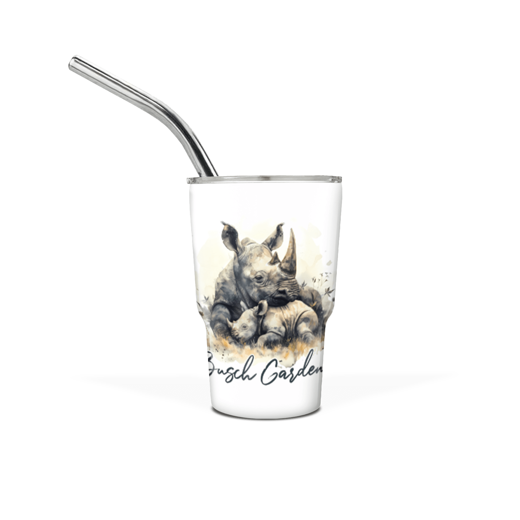 Mini 3 oz Tumbler with Straw