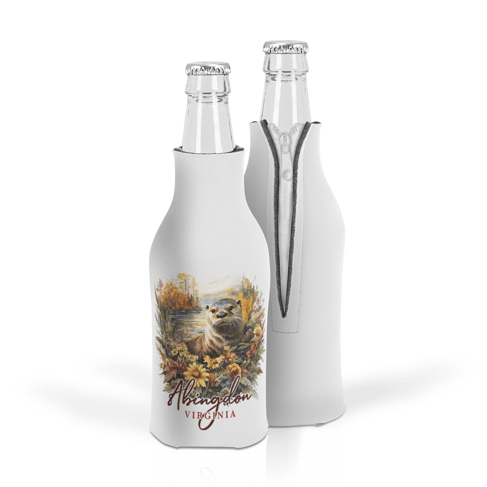Scuba Foam Zippered Bottle