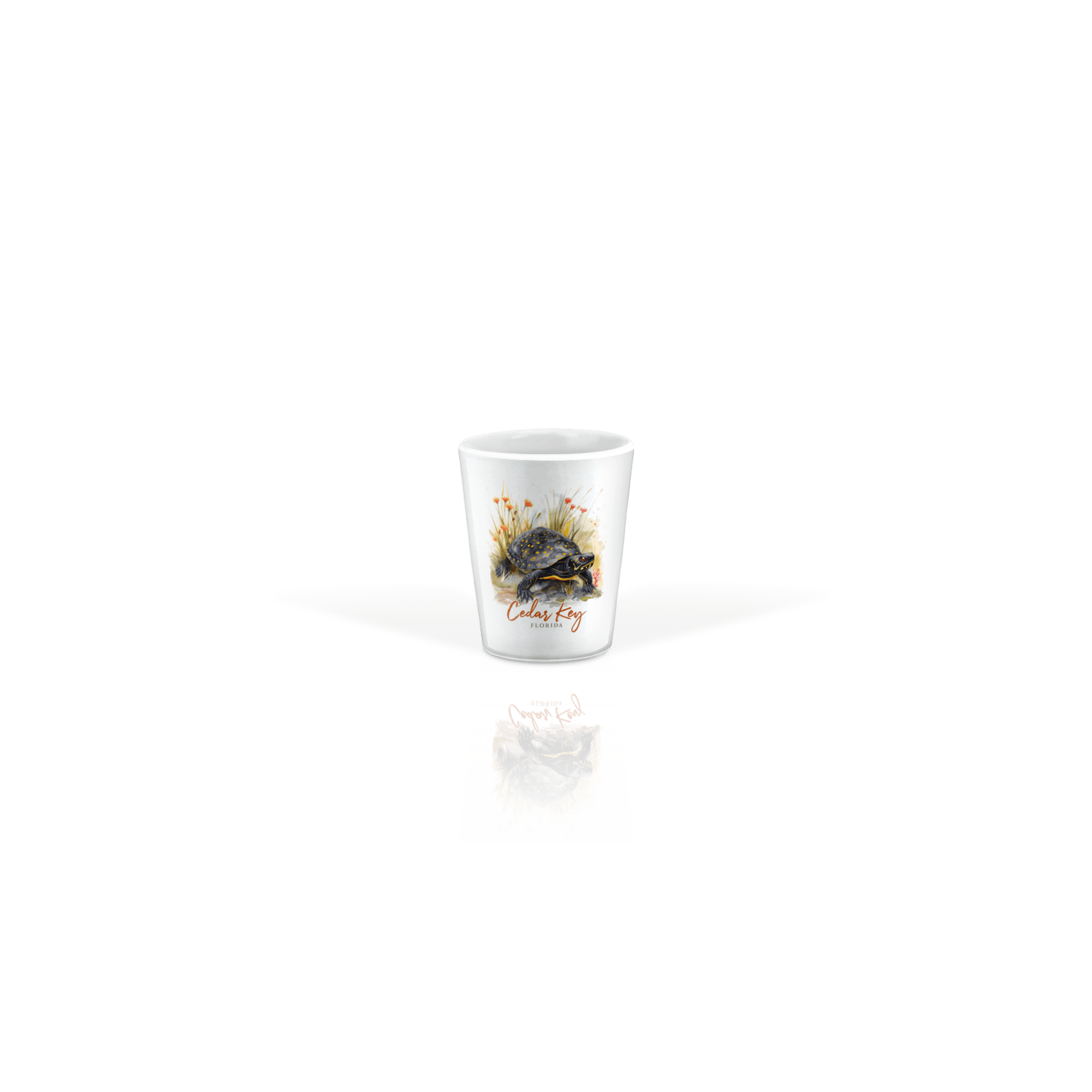 Ceramic Shot Glass 2oz White