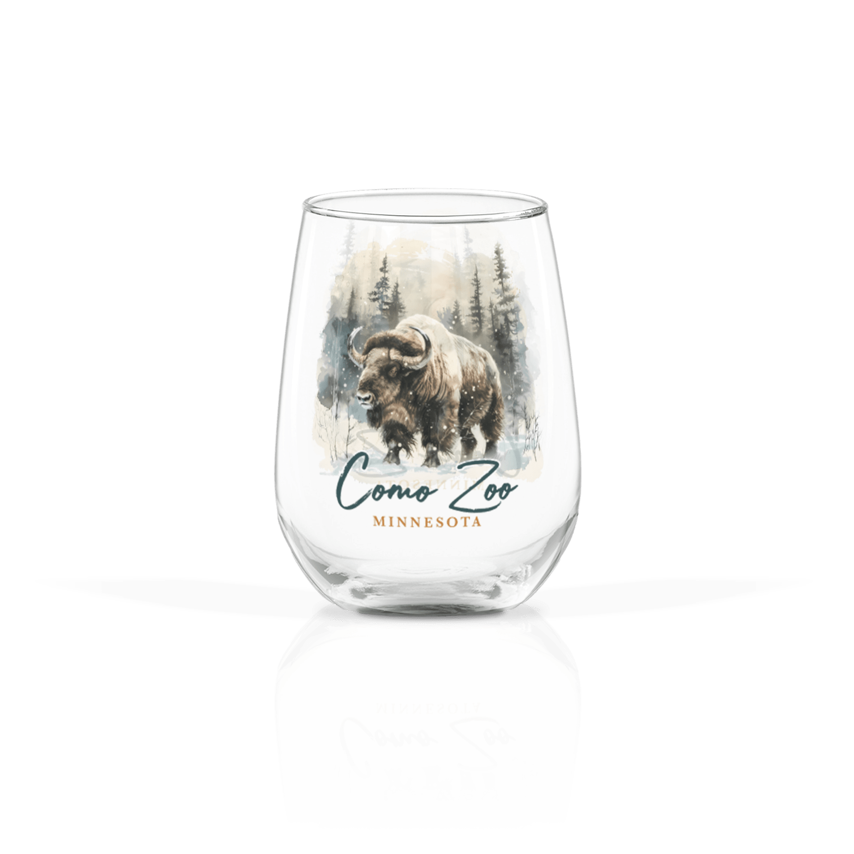 Clear 17oz Stemless Wine Glass