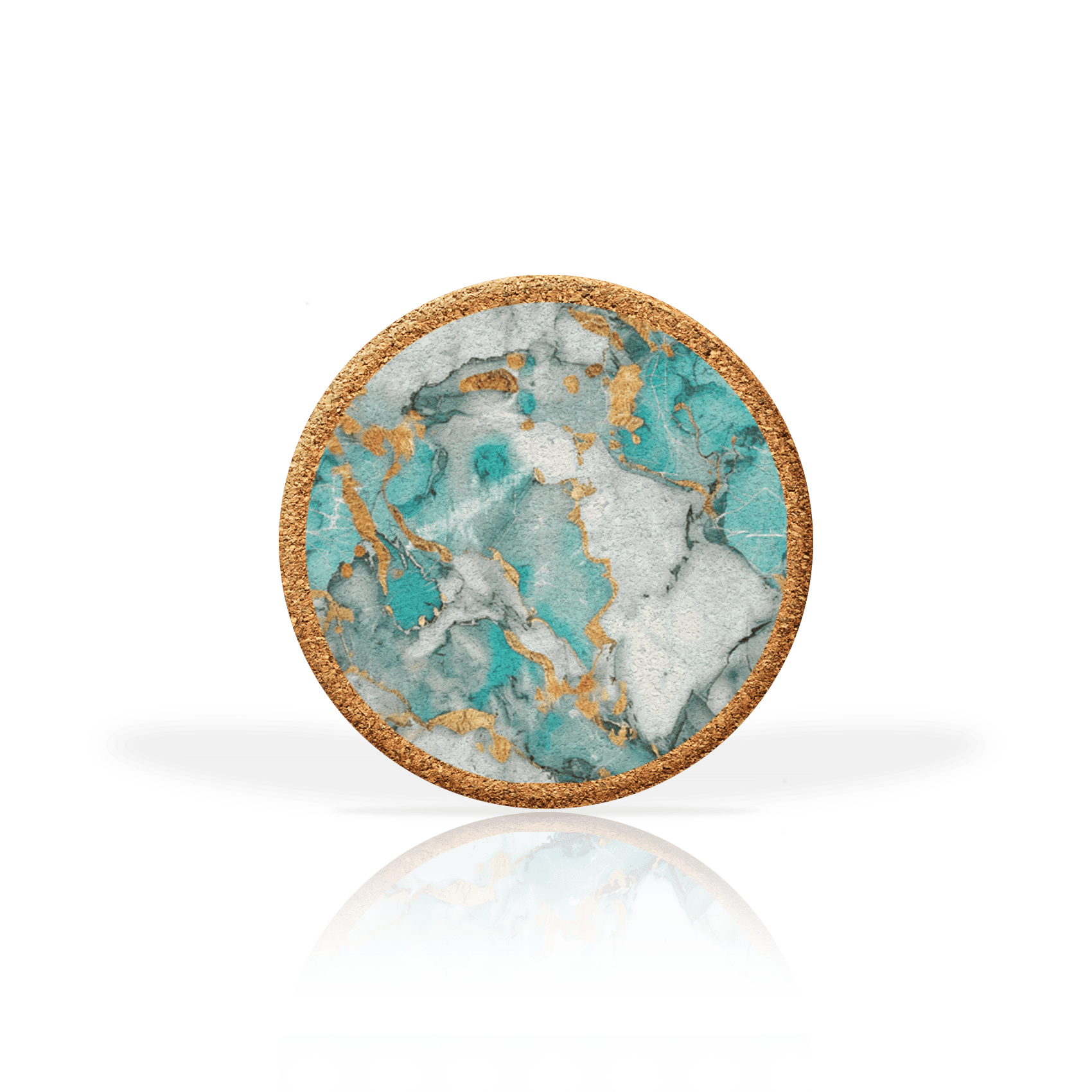 Marble Turquoise and Gold