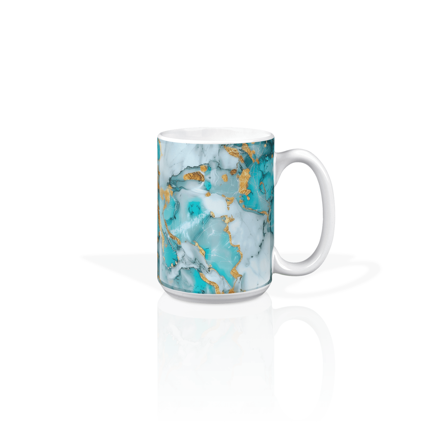 Marble Turquoise and Gold