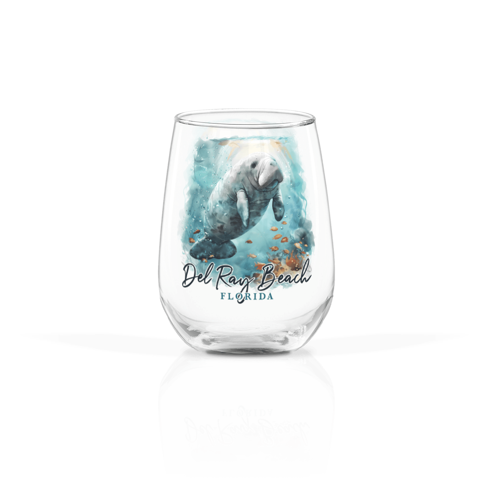 Clear 17oz Stemless Wine Glass