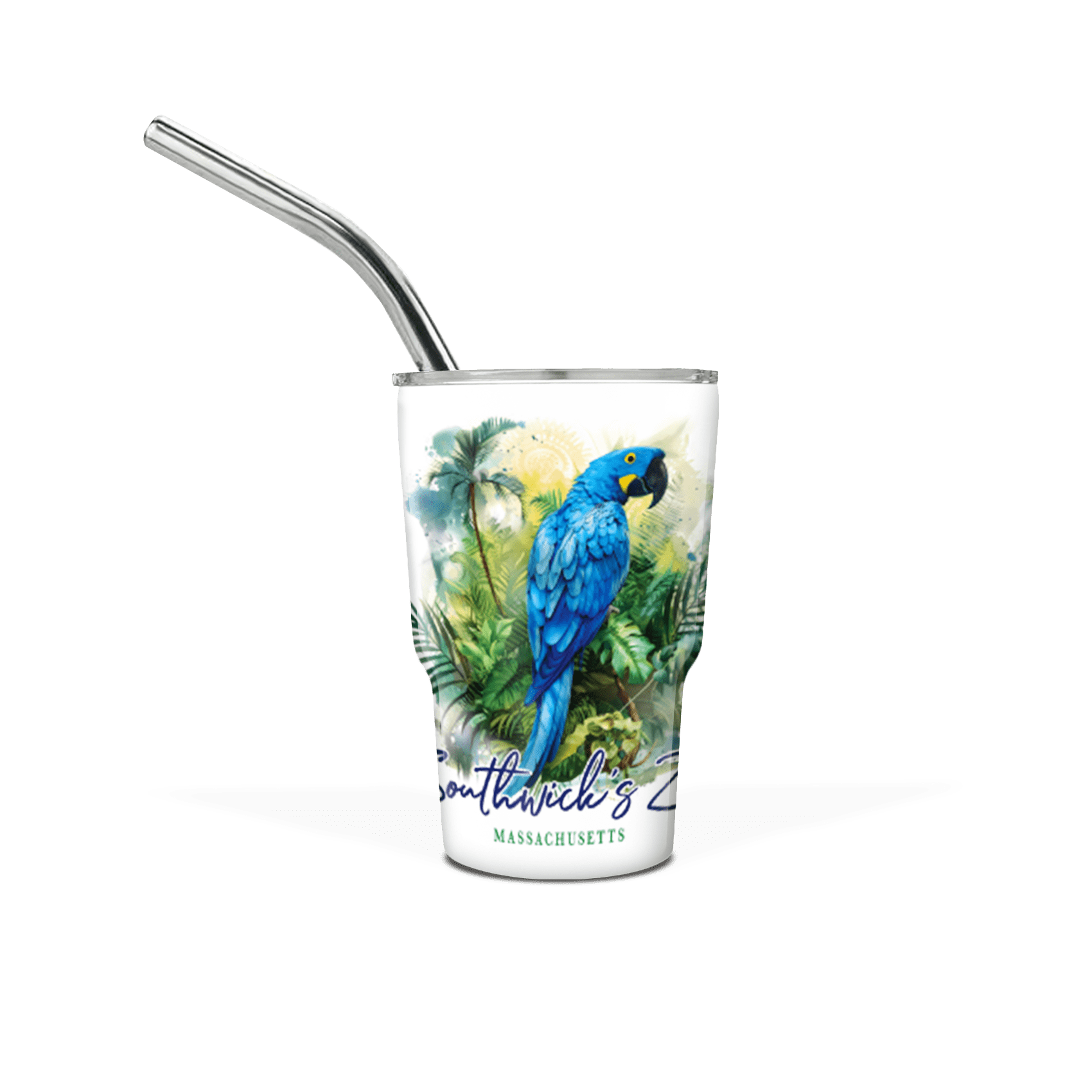 Mini 3 oz Tumbler with Straw