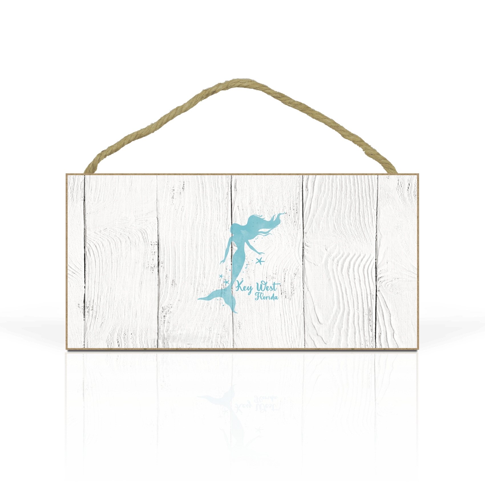 Mermaid White Wood
