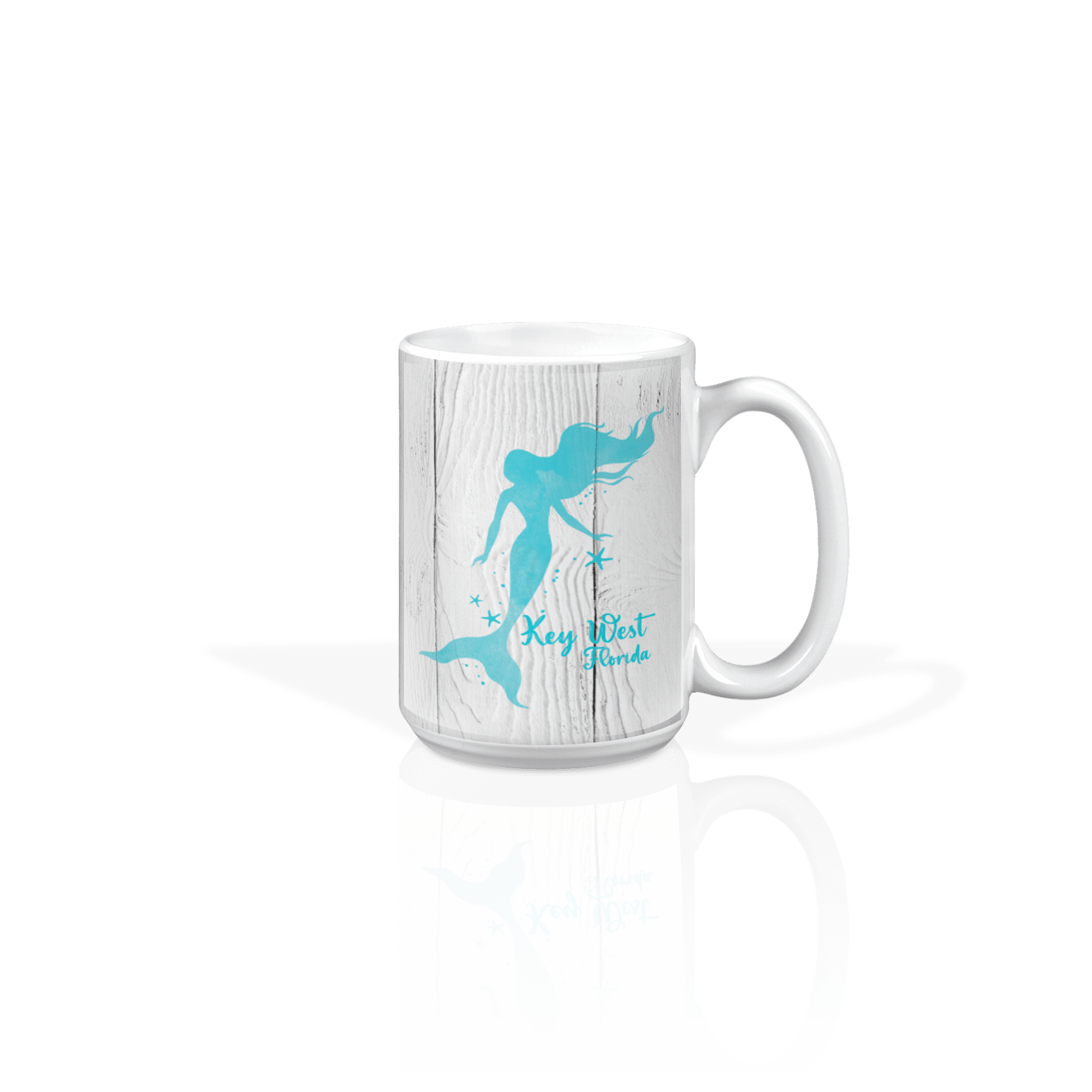 Mermaid White Wood
