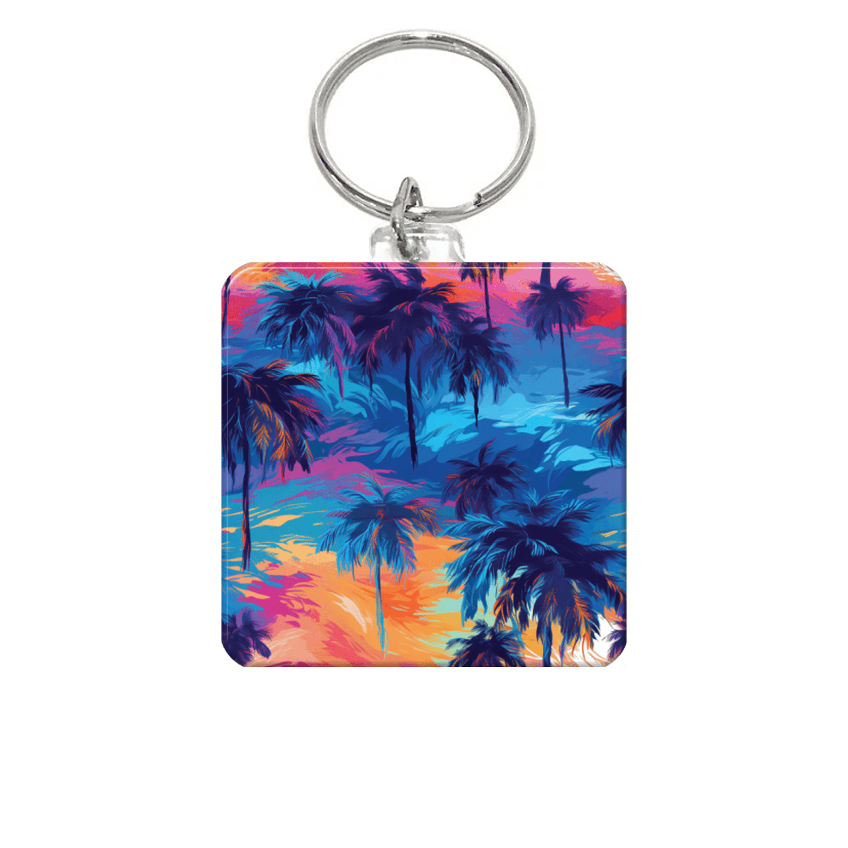 Neon Palm Trees