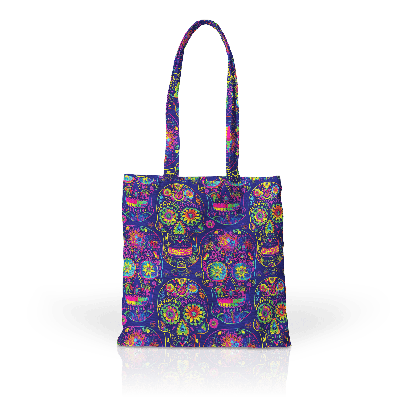 Neon Sugar Skull Fiesta