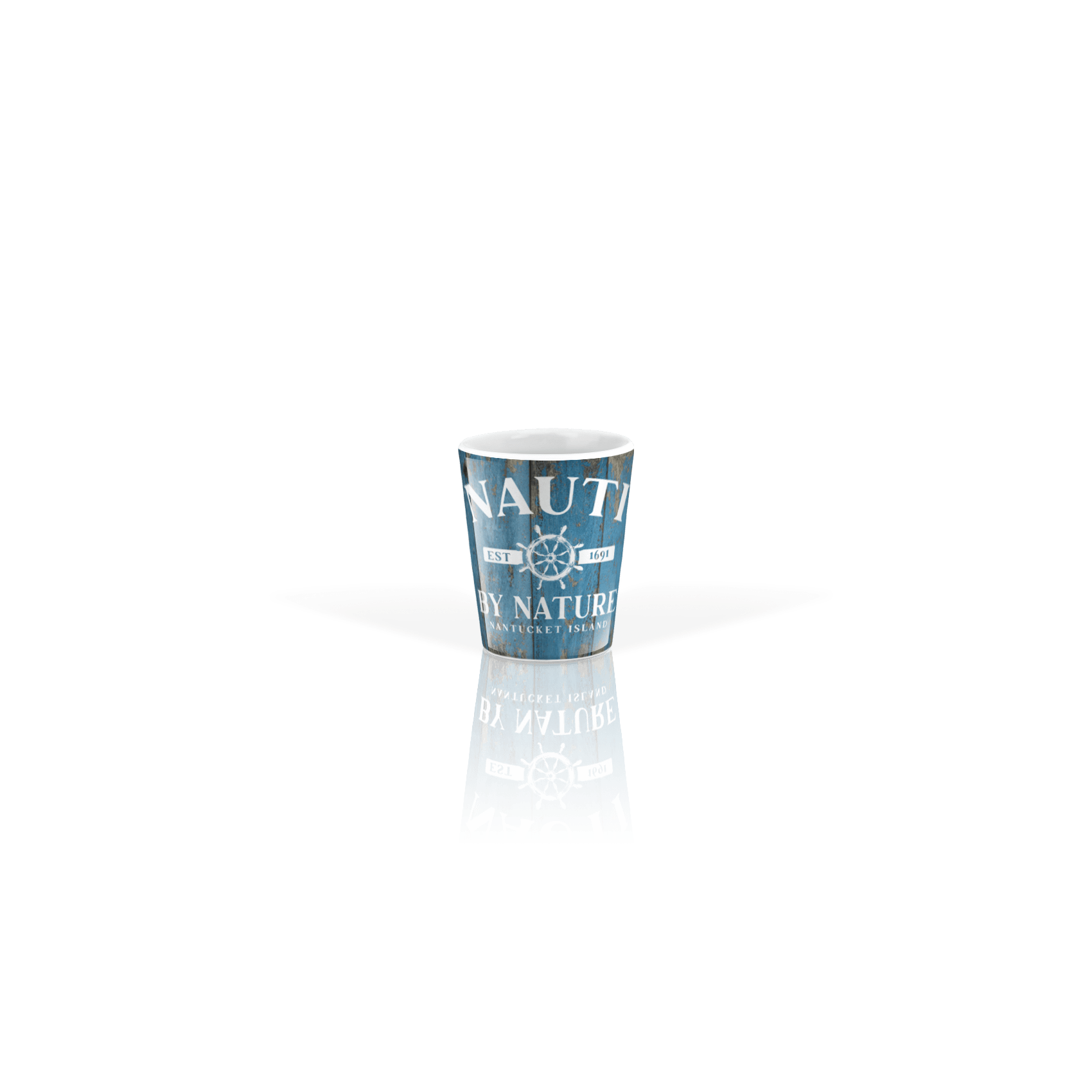 Ceramic Shot Glass 2oz White