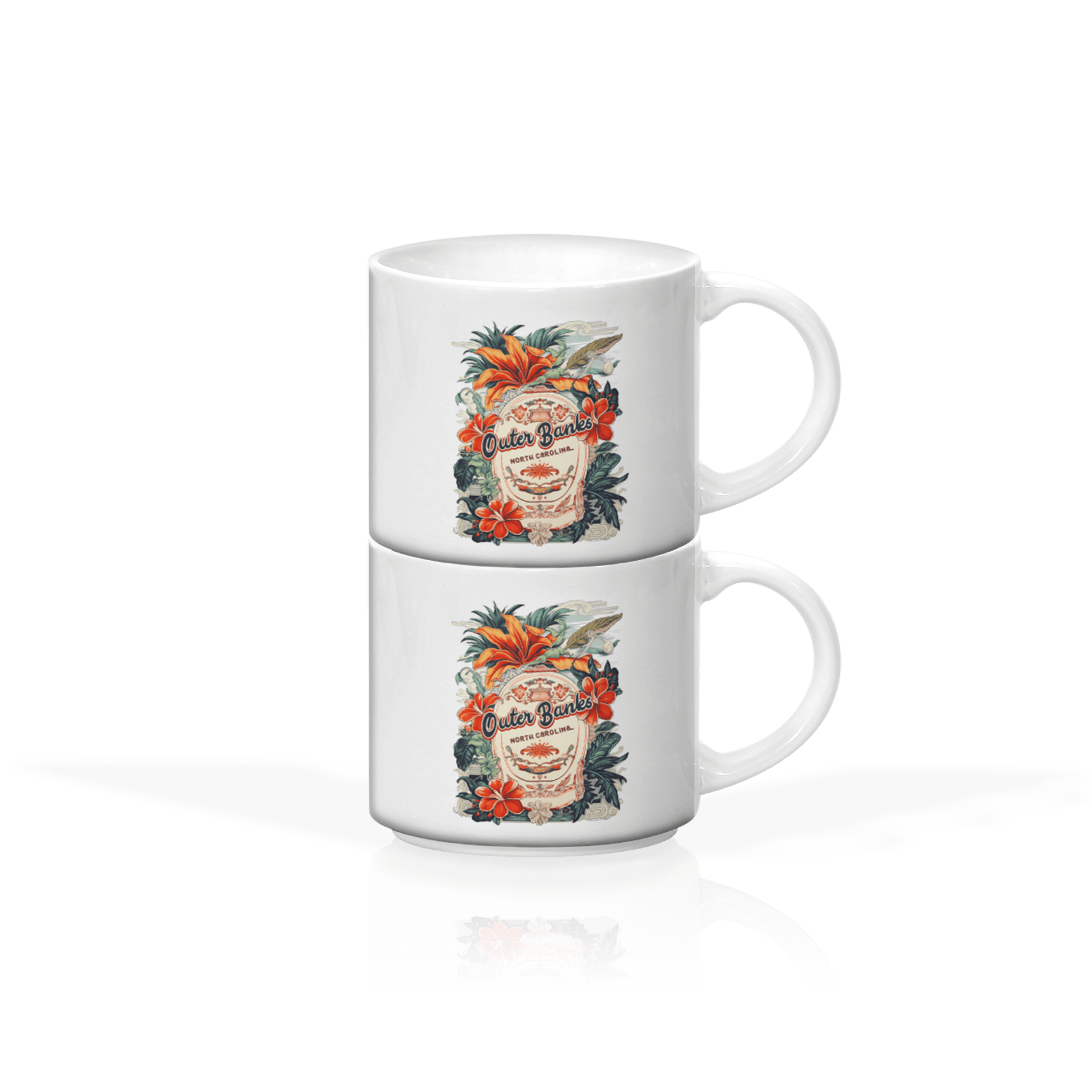 Orange Hibiscus Surf