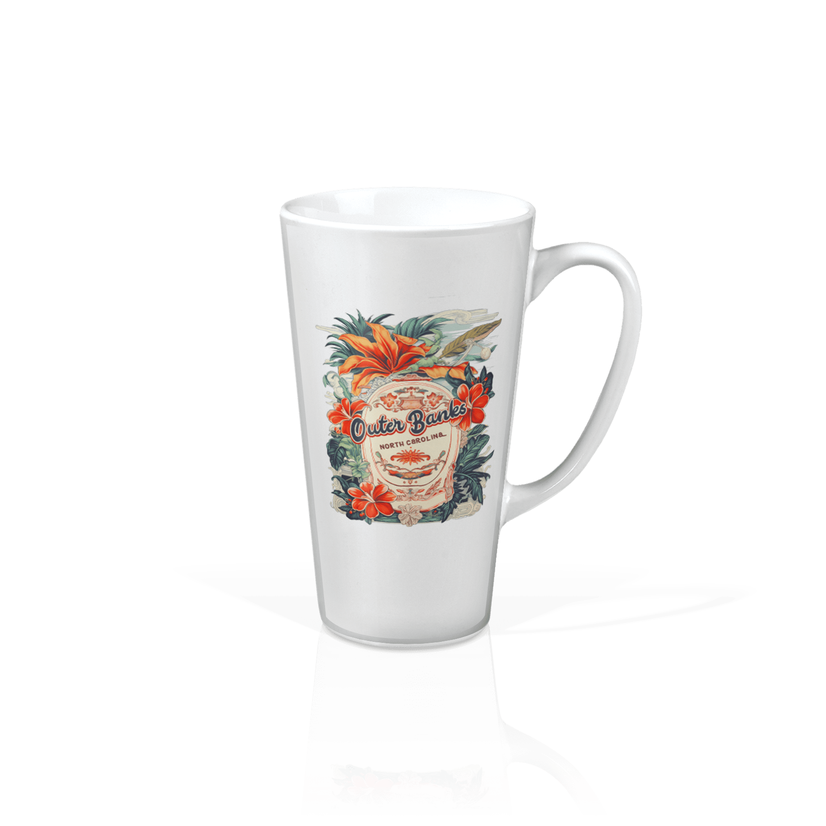 Orange Hibiscus Surf