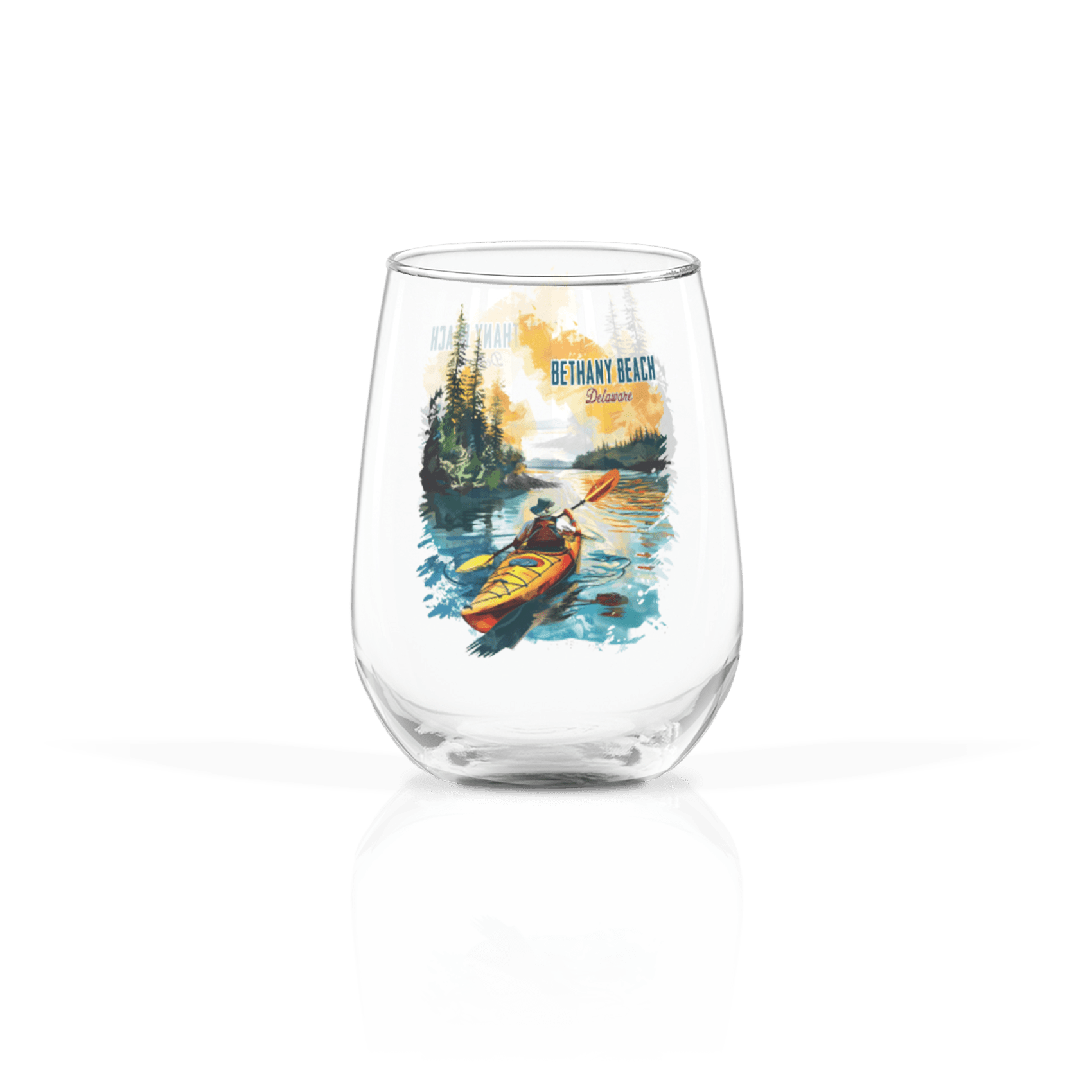 Clear 17oz Stemless Wine Glass