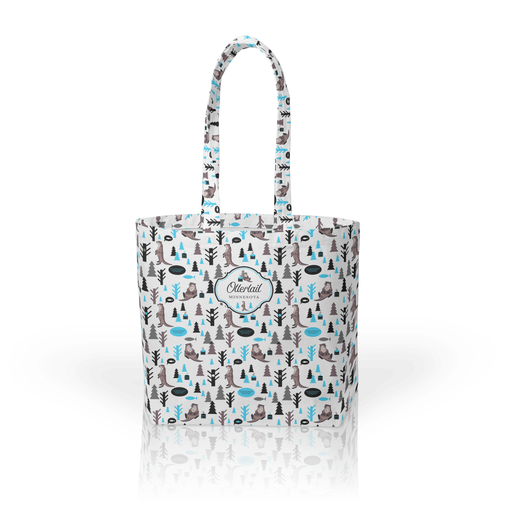 Otter & Tree Pattern