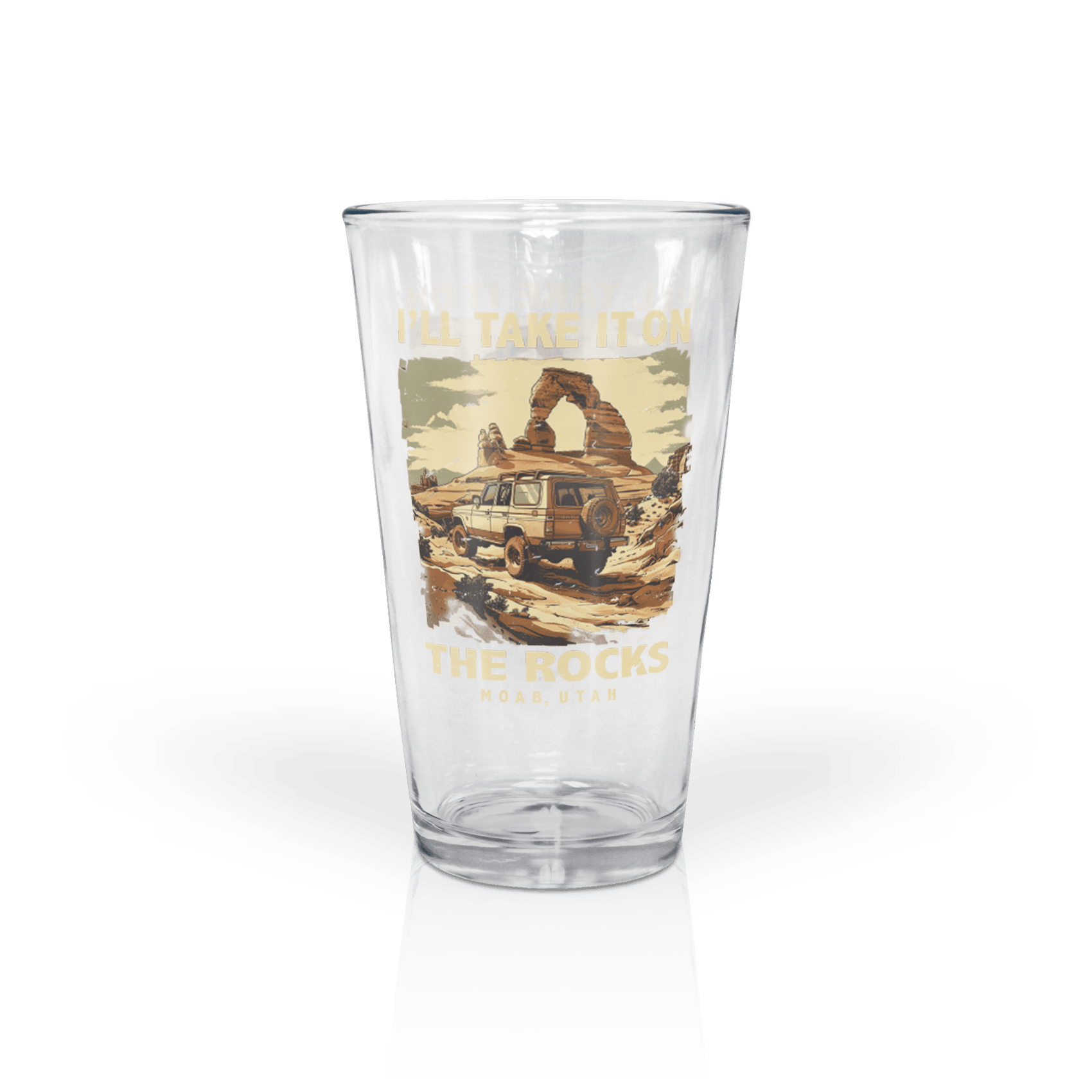 Clear 16 oz Pint Glass