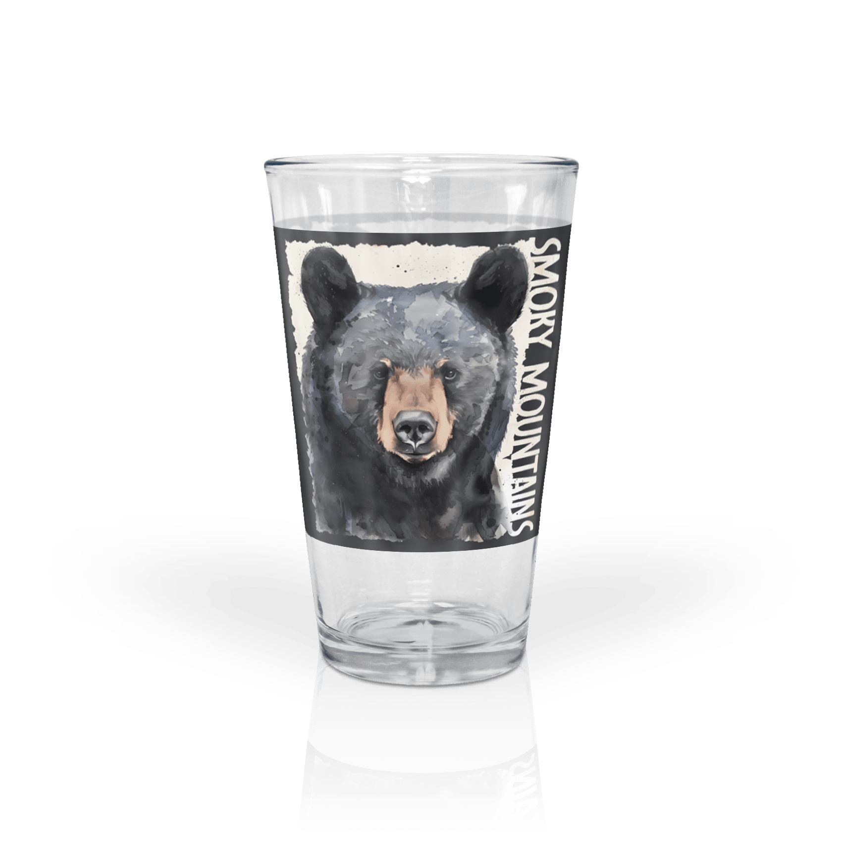 Poster Black Bear Splatter