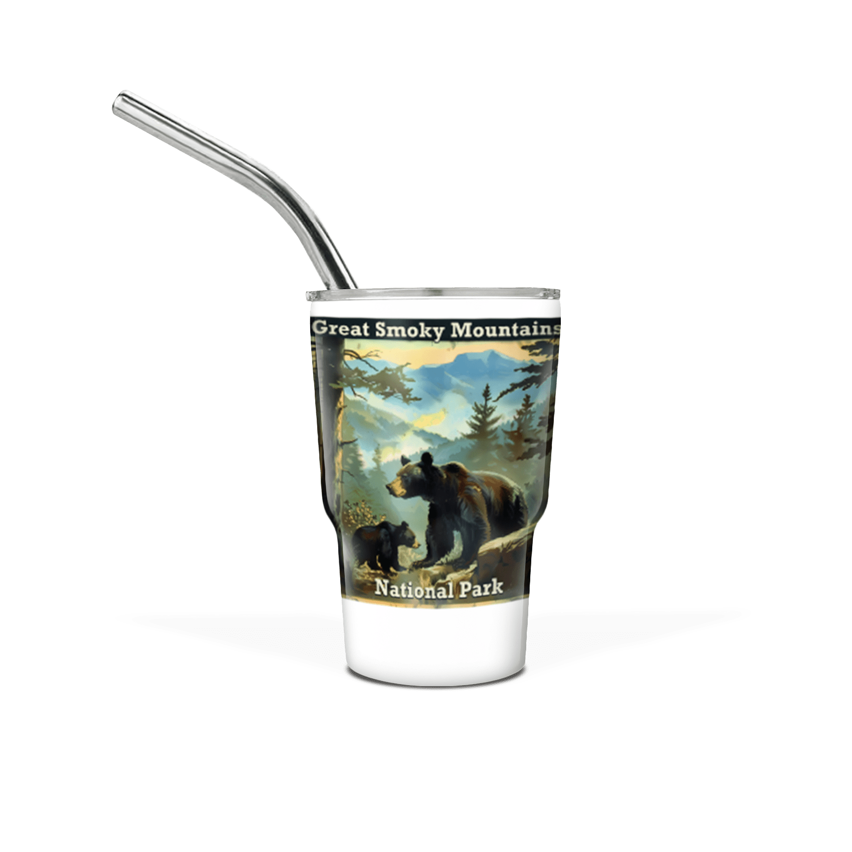 Mini 3 oz Tumbler with Straw