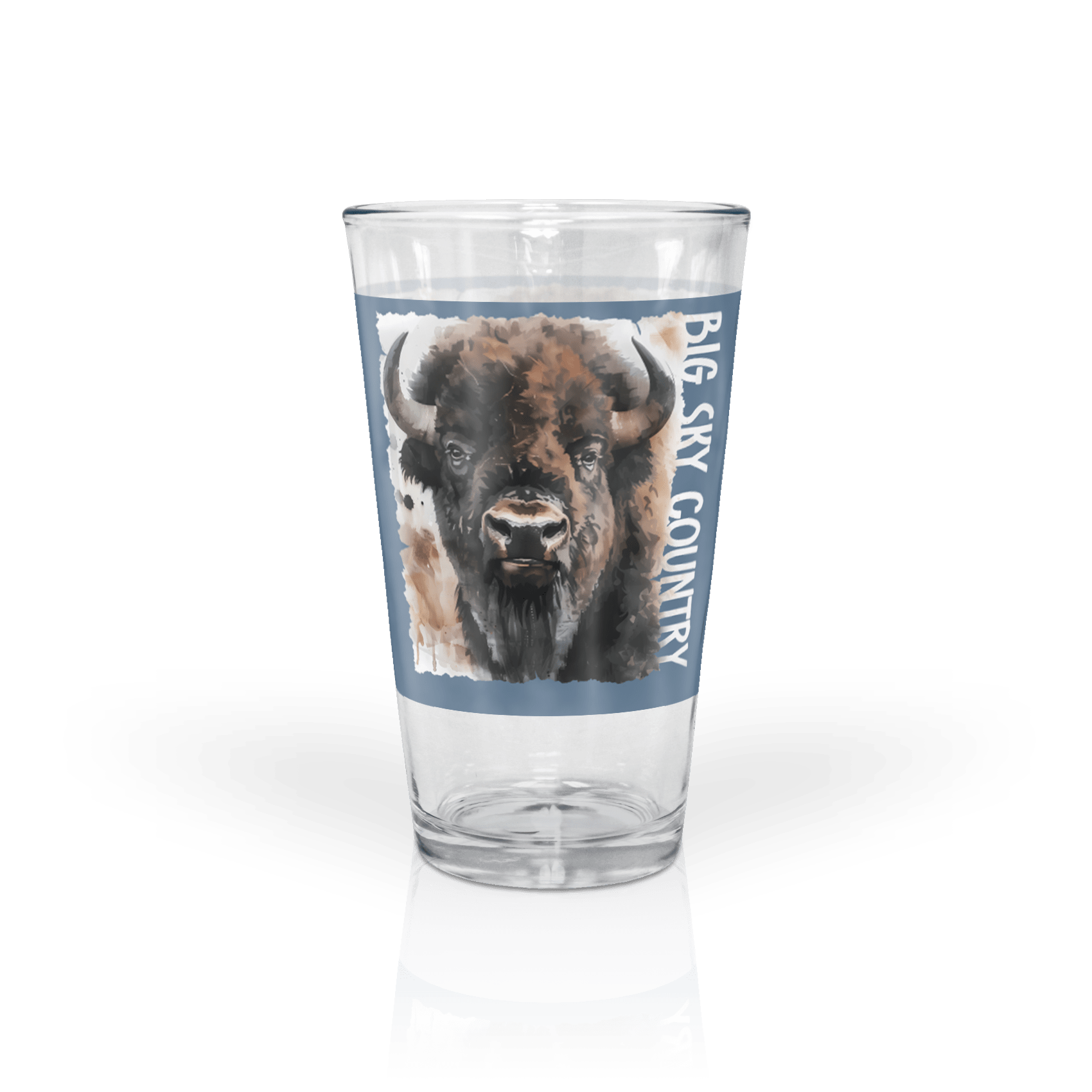 Poster Bison Splatter