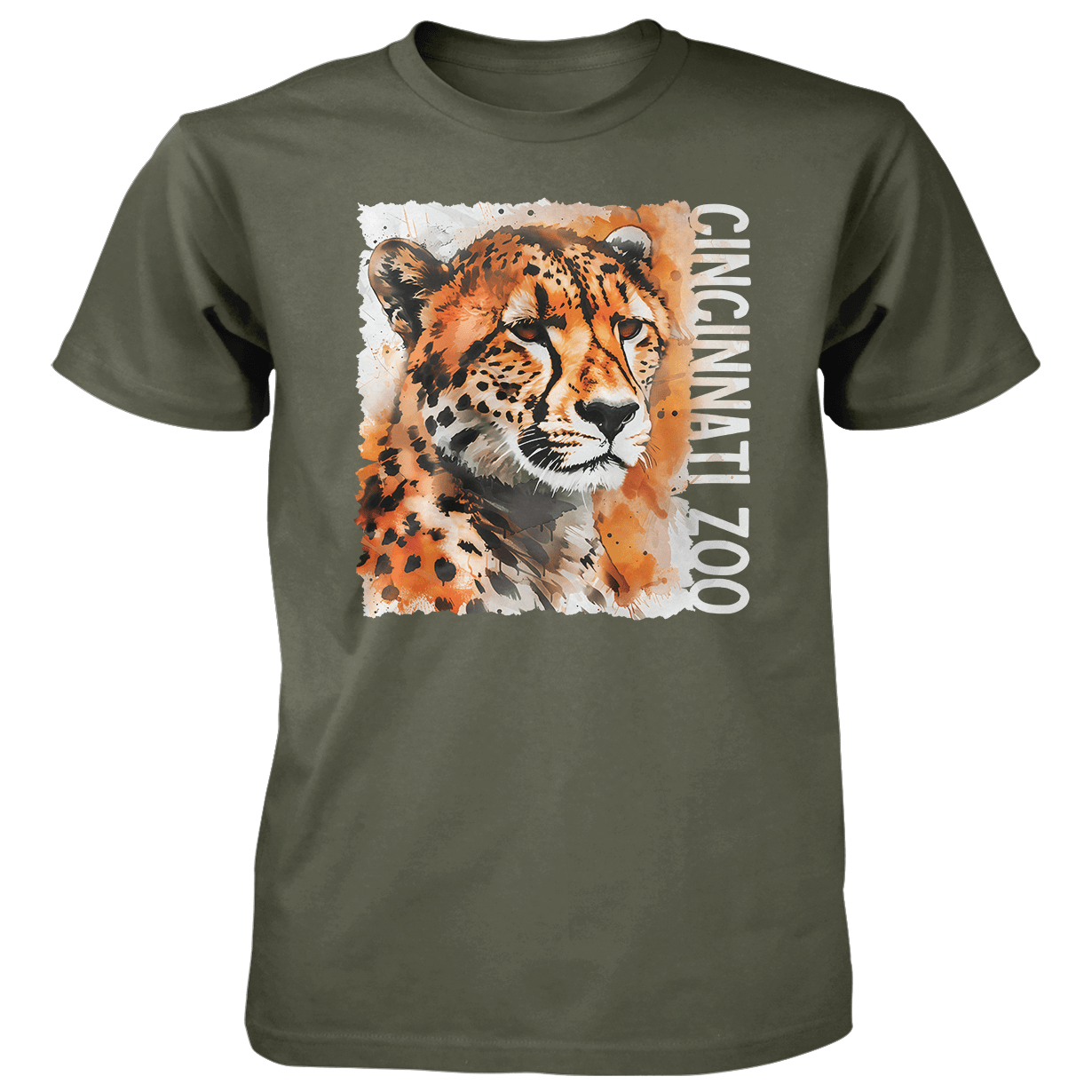 Poster Cheetah Splatter
