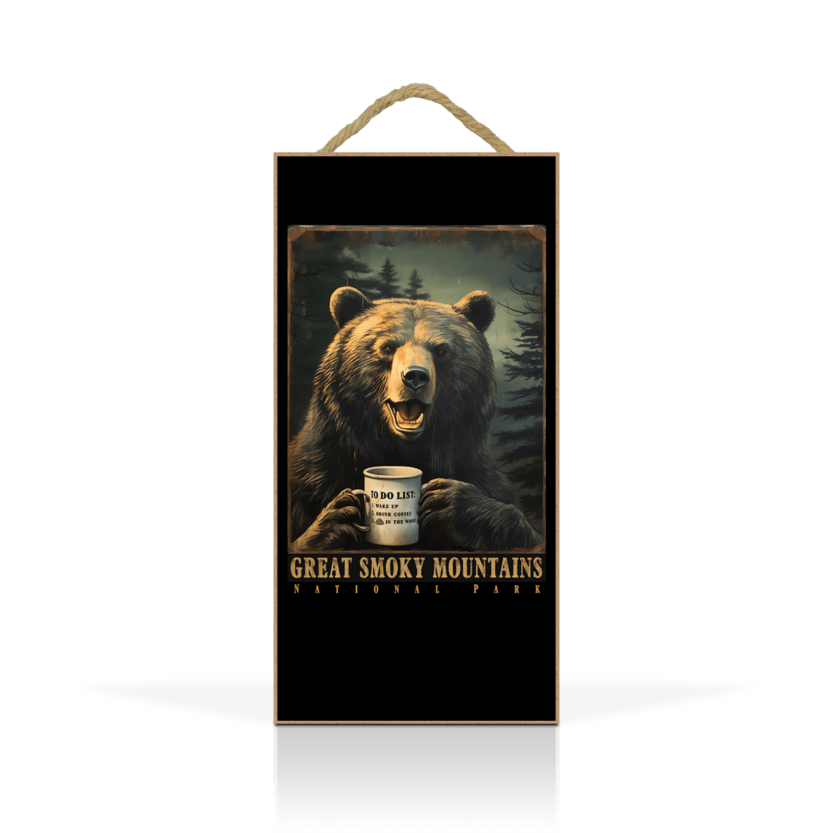 Poster Coffee Bear List