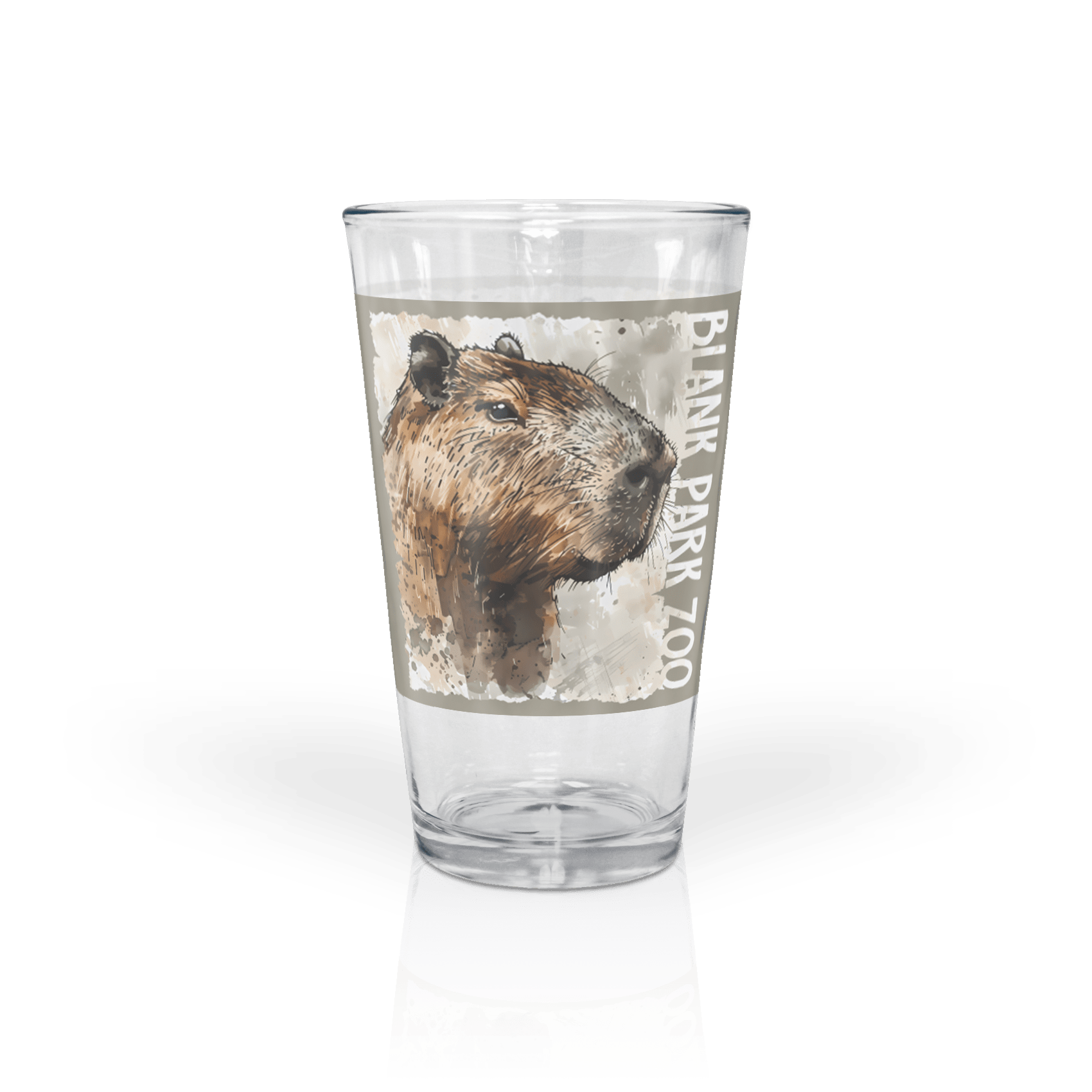 Poster Capybara Splatter