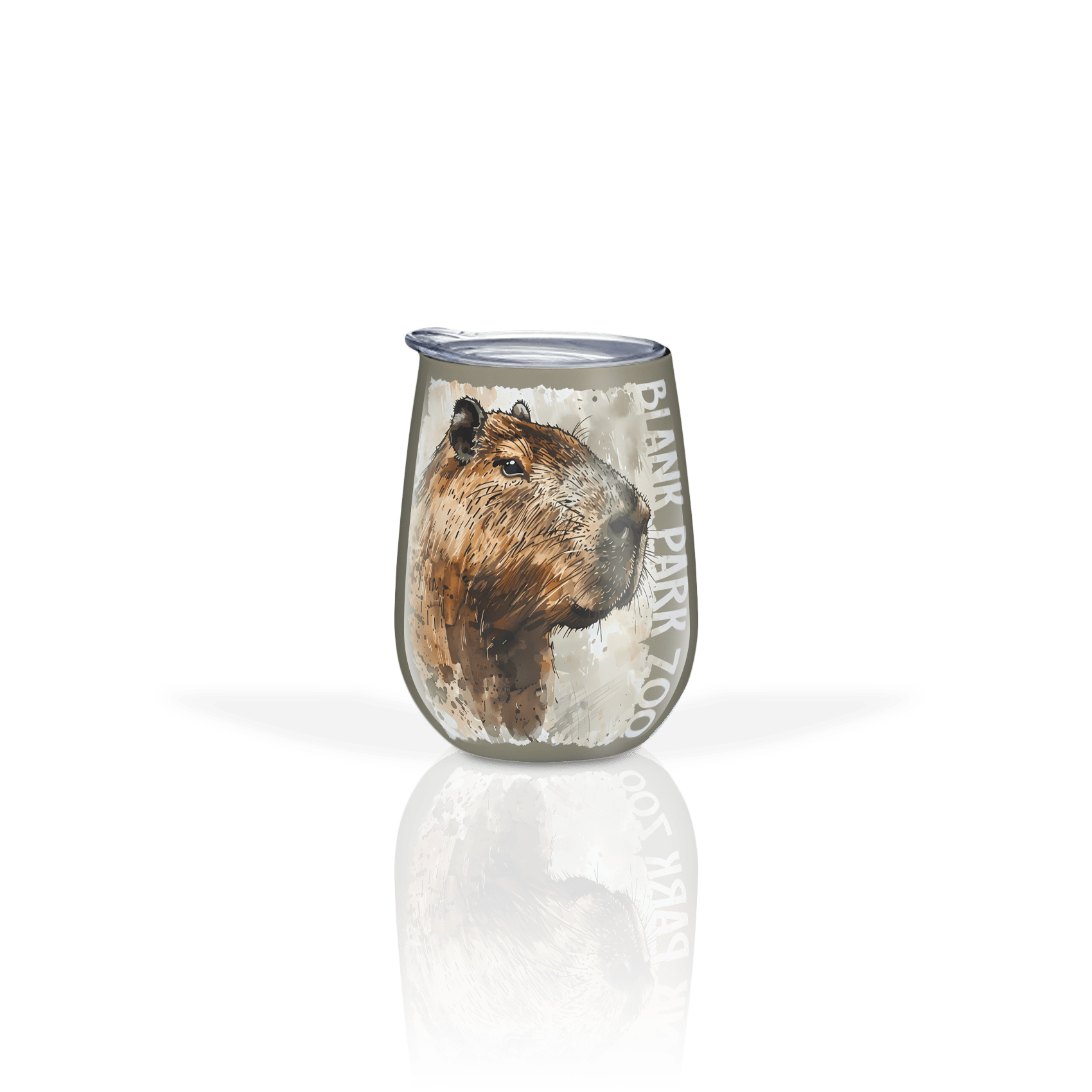 Poster Capybara Splatter