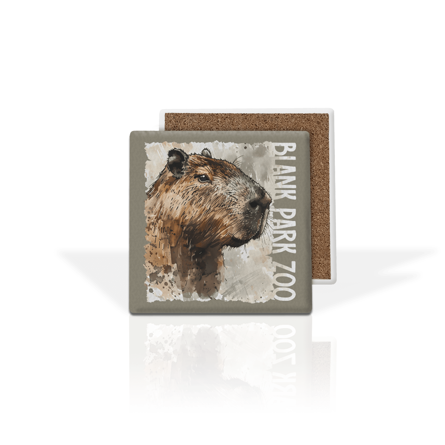 Poster Capybara Splatter
